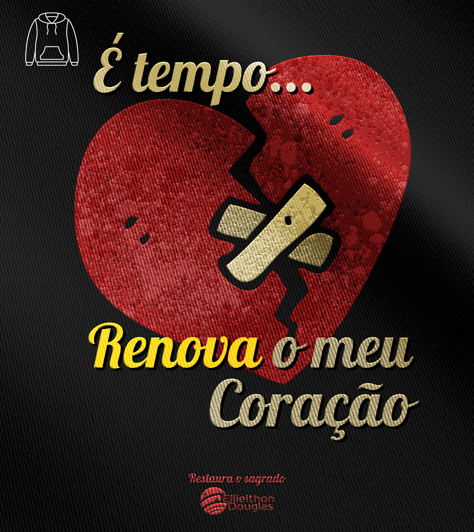 Nome do produto: Moletom com Zíper Ellielthon Douglas - Restaura o Sagrado