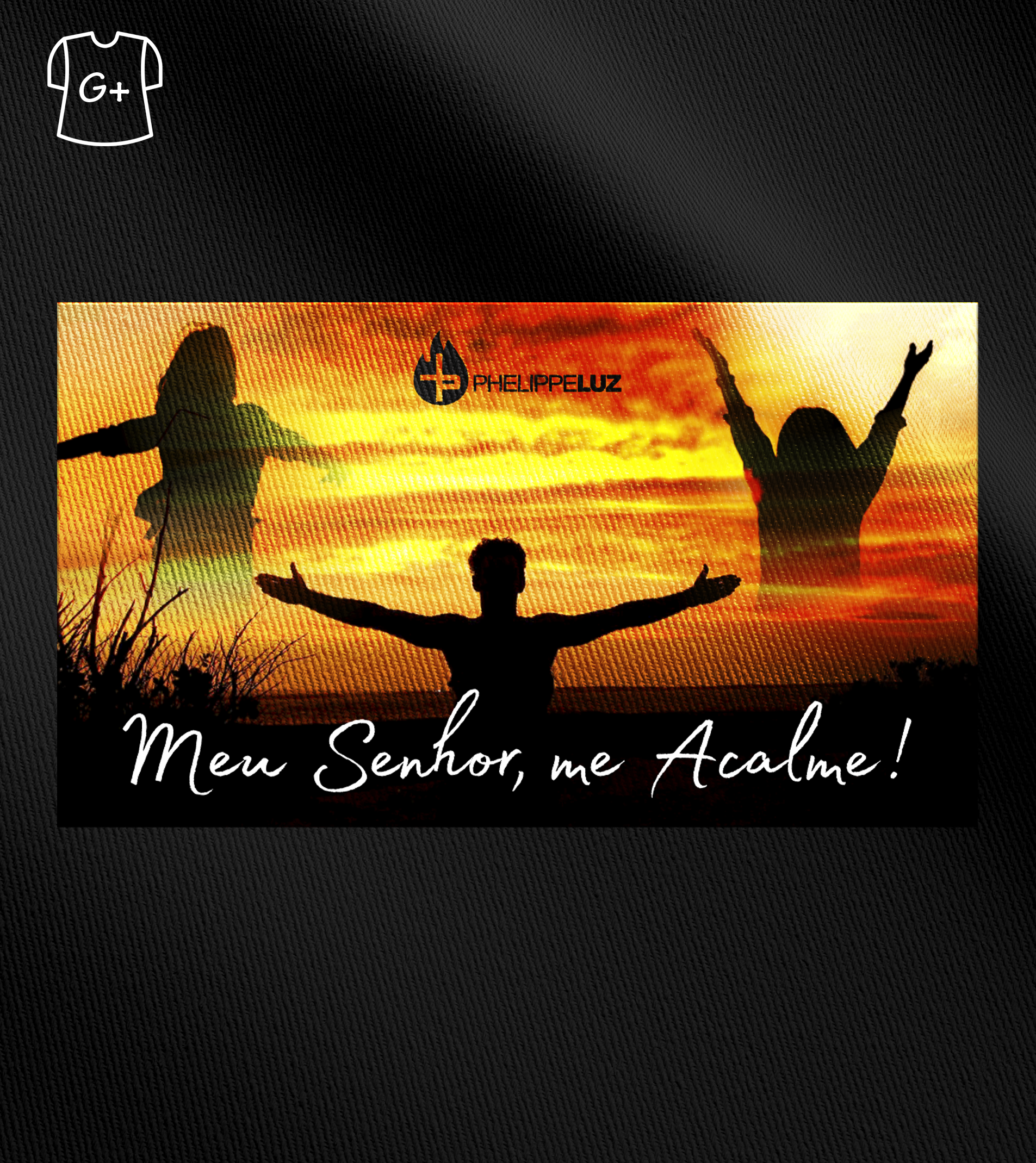 Camiseta Plus Size Phelippe Luz - Meu Senhor, Me Acalme