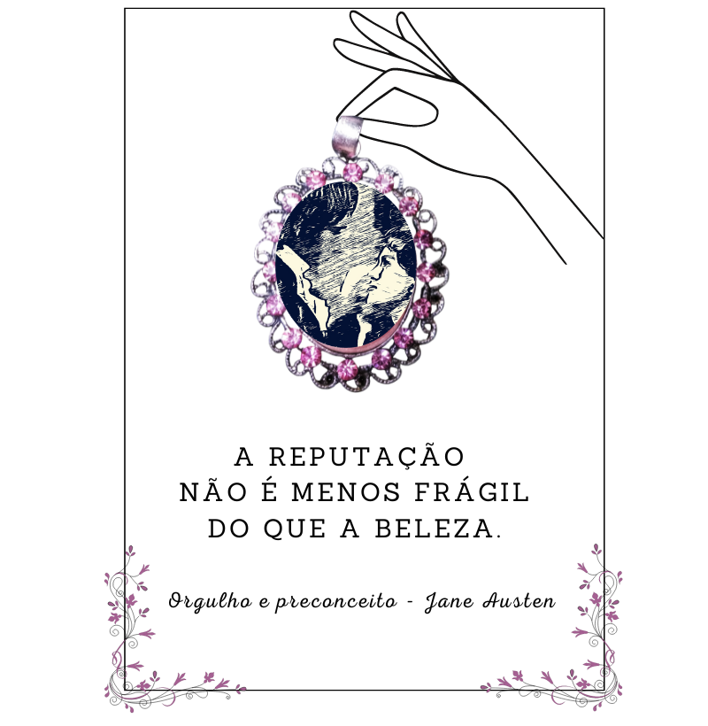 Nome do produto: T shhirt Plus Size Jane Austen