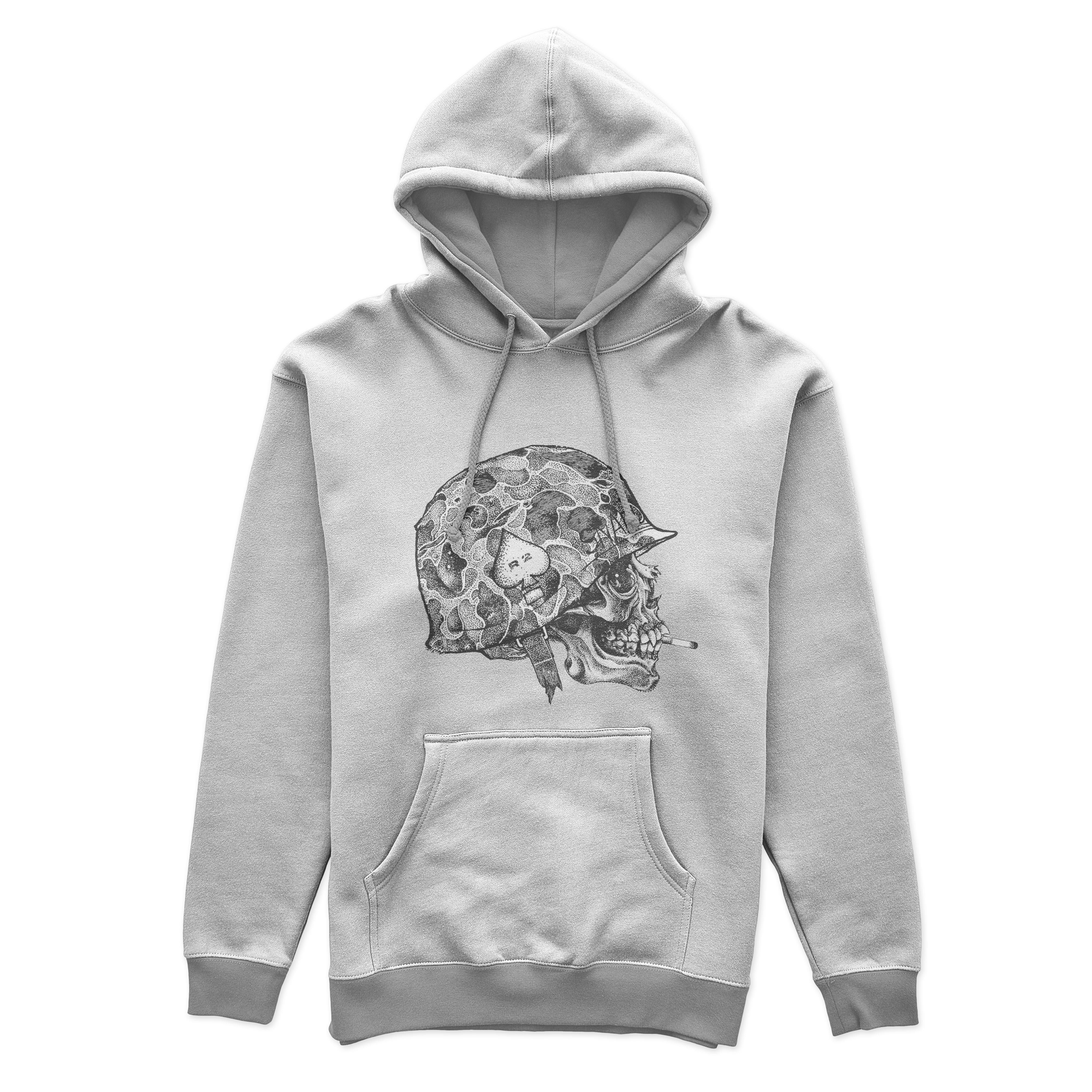 Nome do produto: Moletom canguru Caveira R2