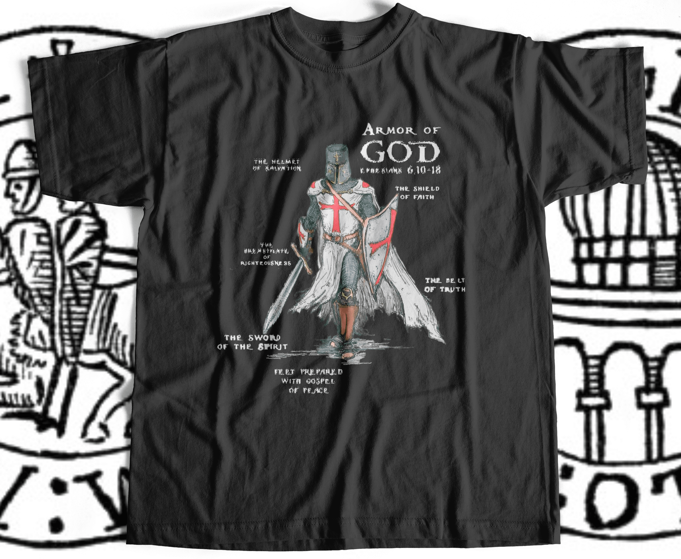 Camiseta Armor of God | Preta
