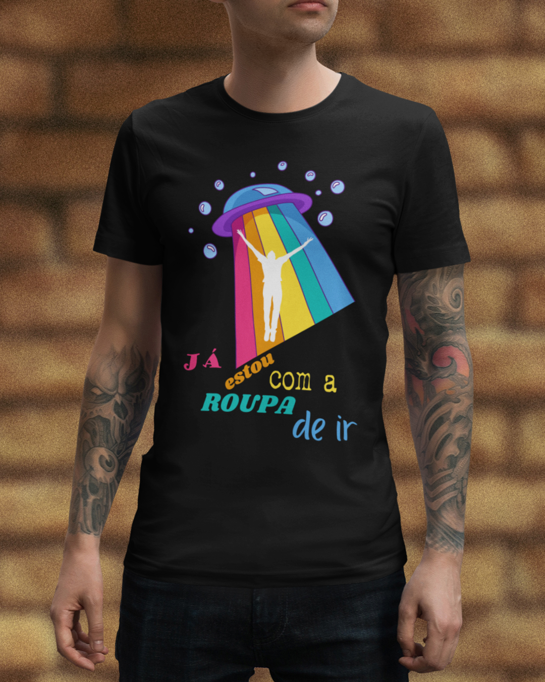 Nome do produto: Camiseta Quality - Já estou com a roupa de ir