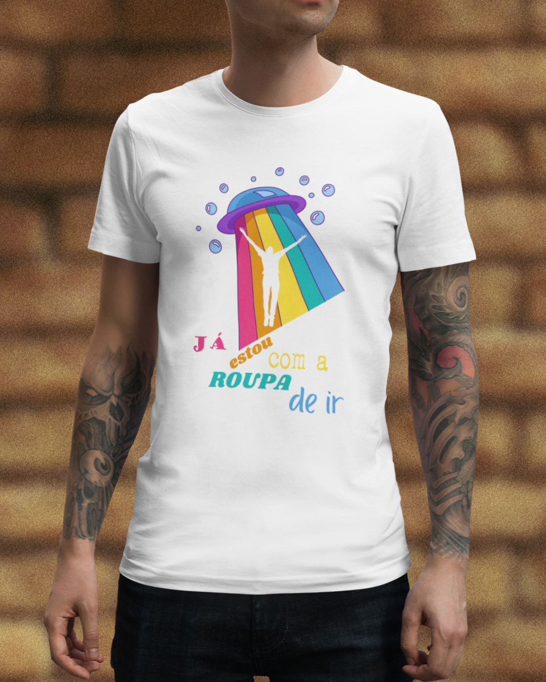 Nome do produto: Camiseta Classic - Já estou com a roupa de ir