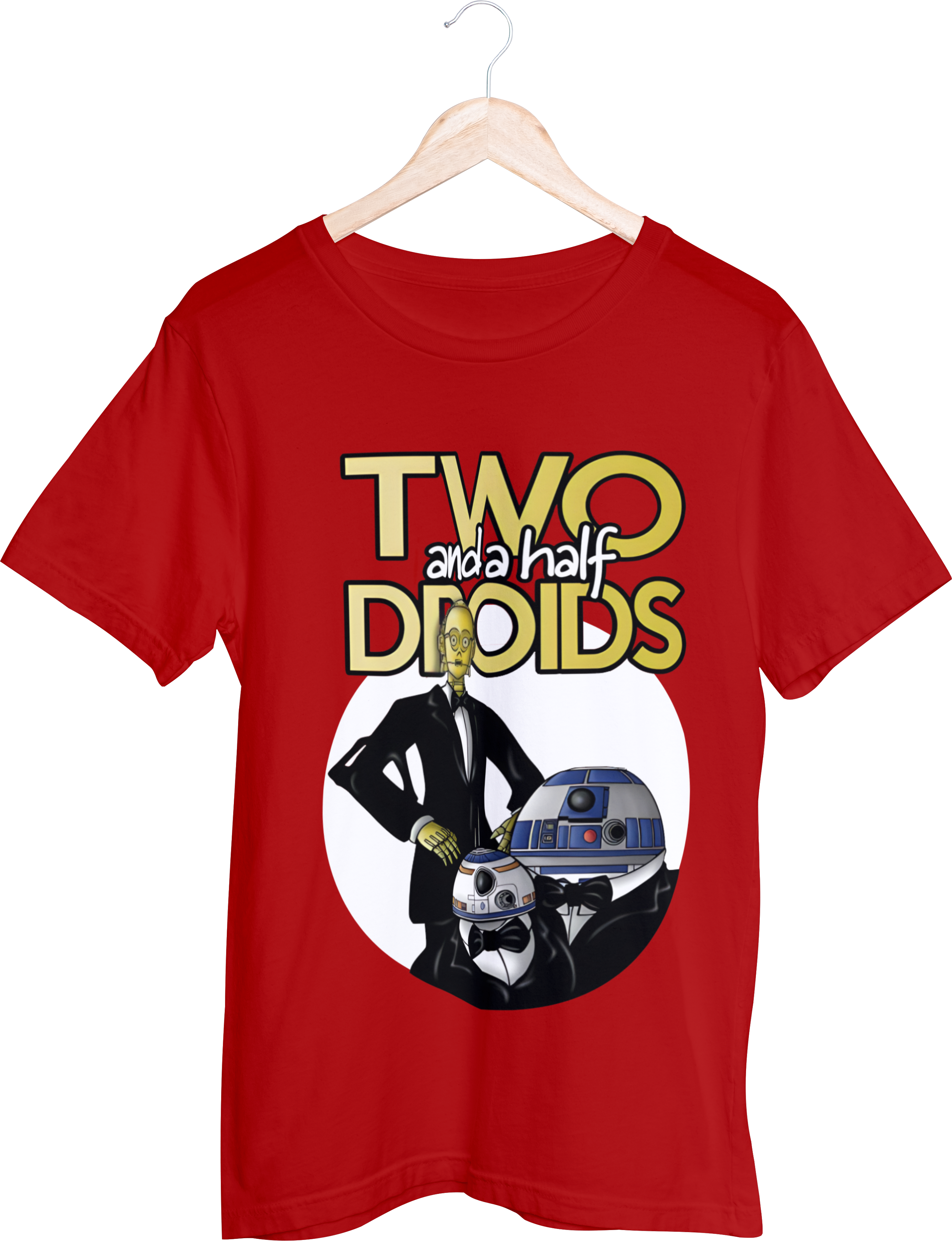 Nome do produto: Camiseta Unissex Two and a Half Droids