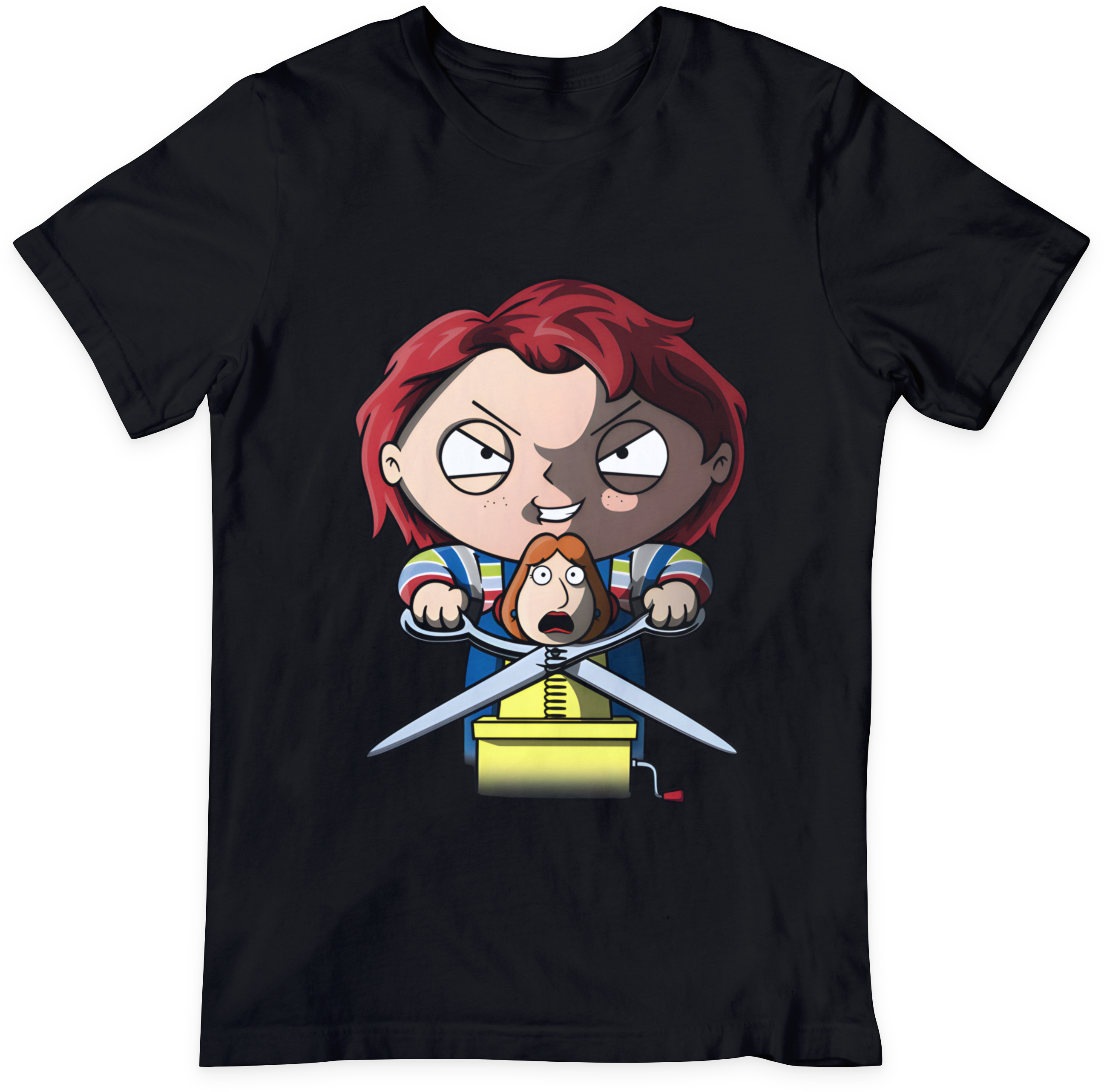 Nome do produto: Camiseta Unissex Stewie Griffin Chucky