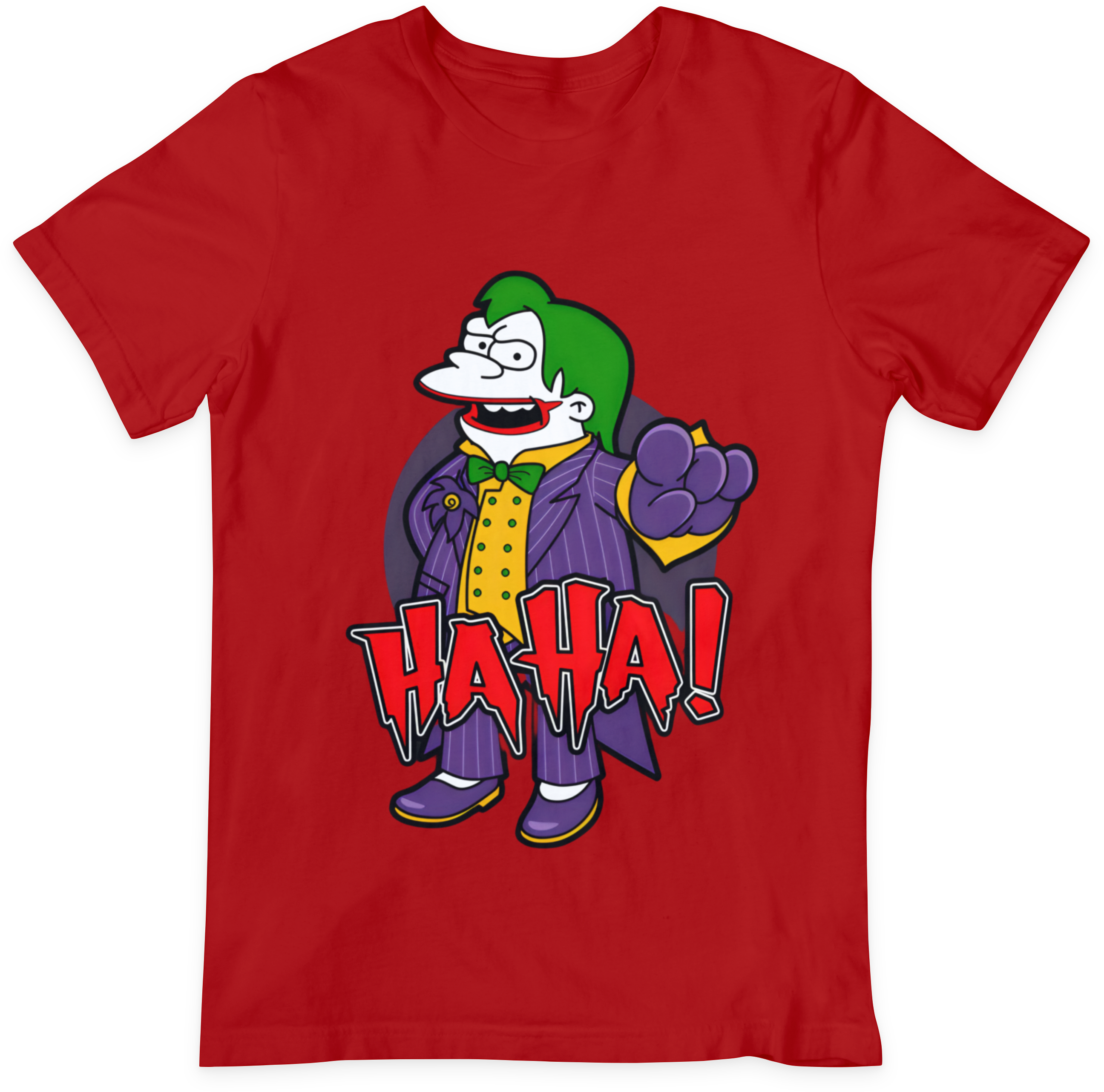 Nome do produto: Camiseta Unissex Nelson Muntz Coringa