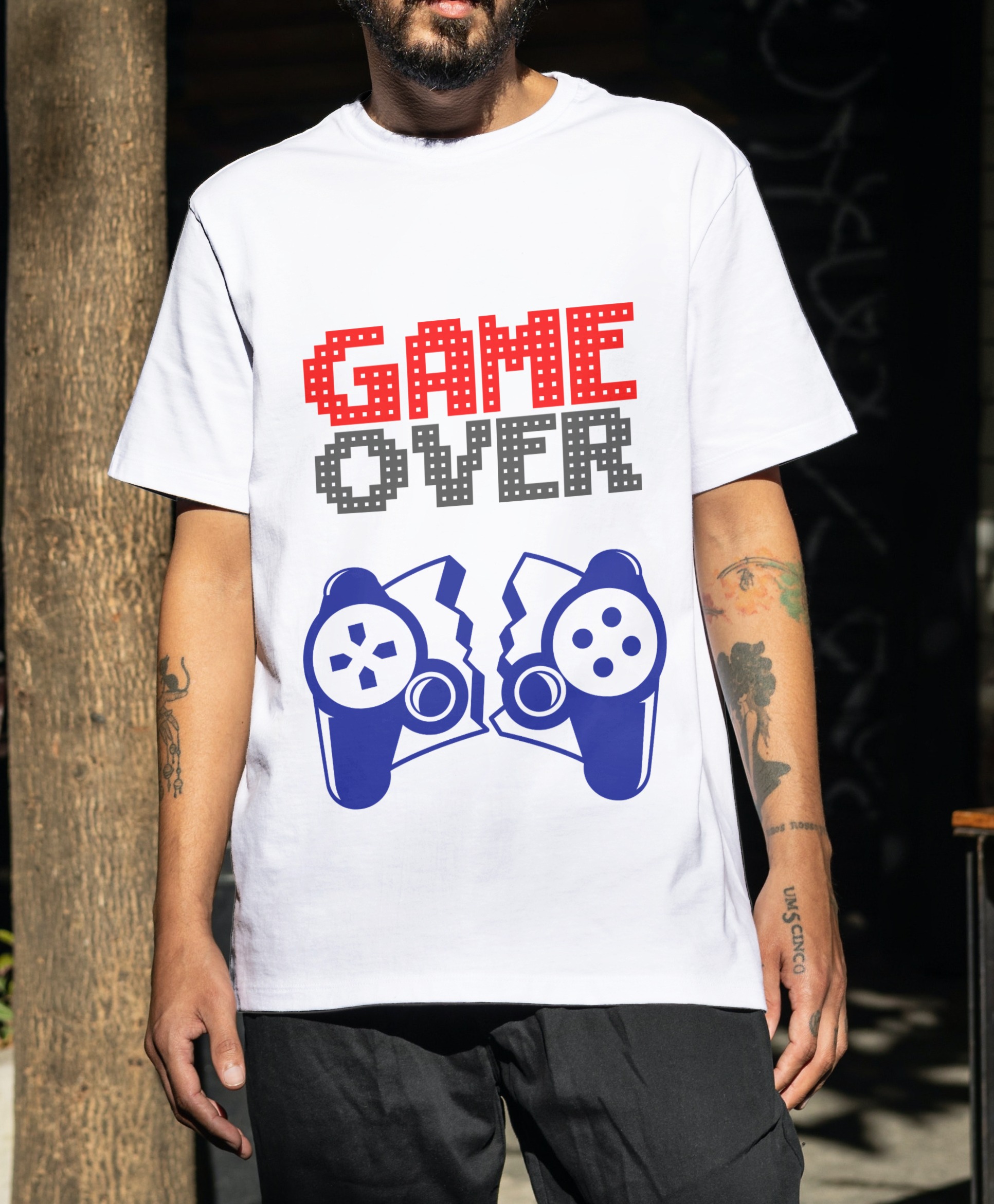 Nome do produto: Camiseta Unissex - Game Over