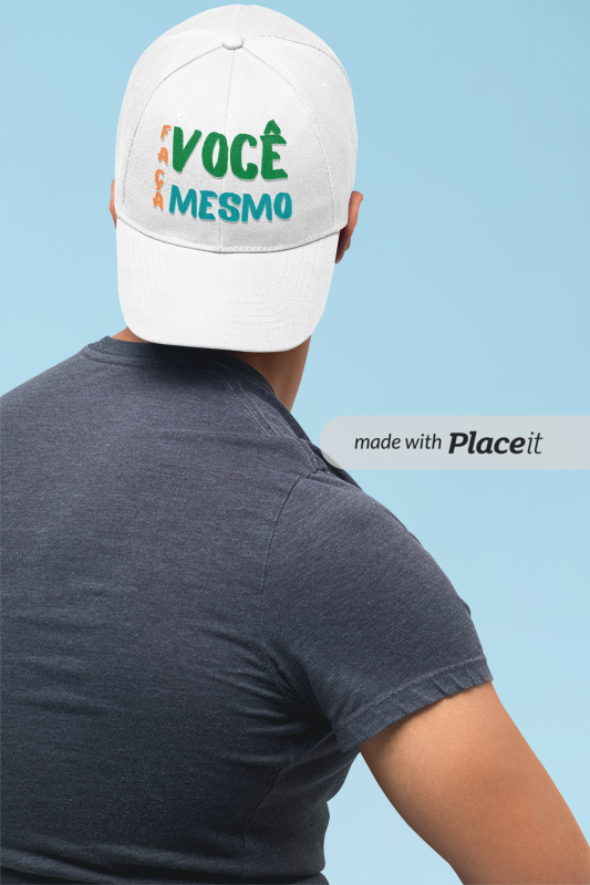 Nome do produto: BONÉ AMERICANO COM TELA - FAÇA VOCÊ MESMO