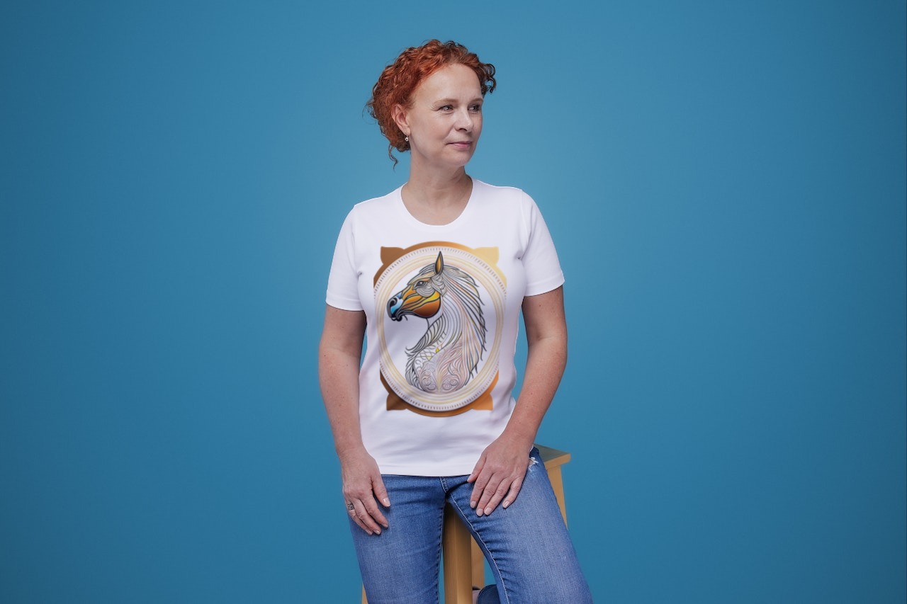 Nome do produto: CAMISETA T-SHIRT QUALITY - CAVALO MANDALA