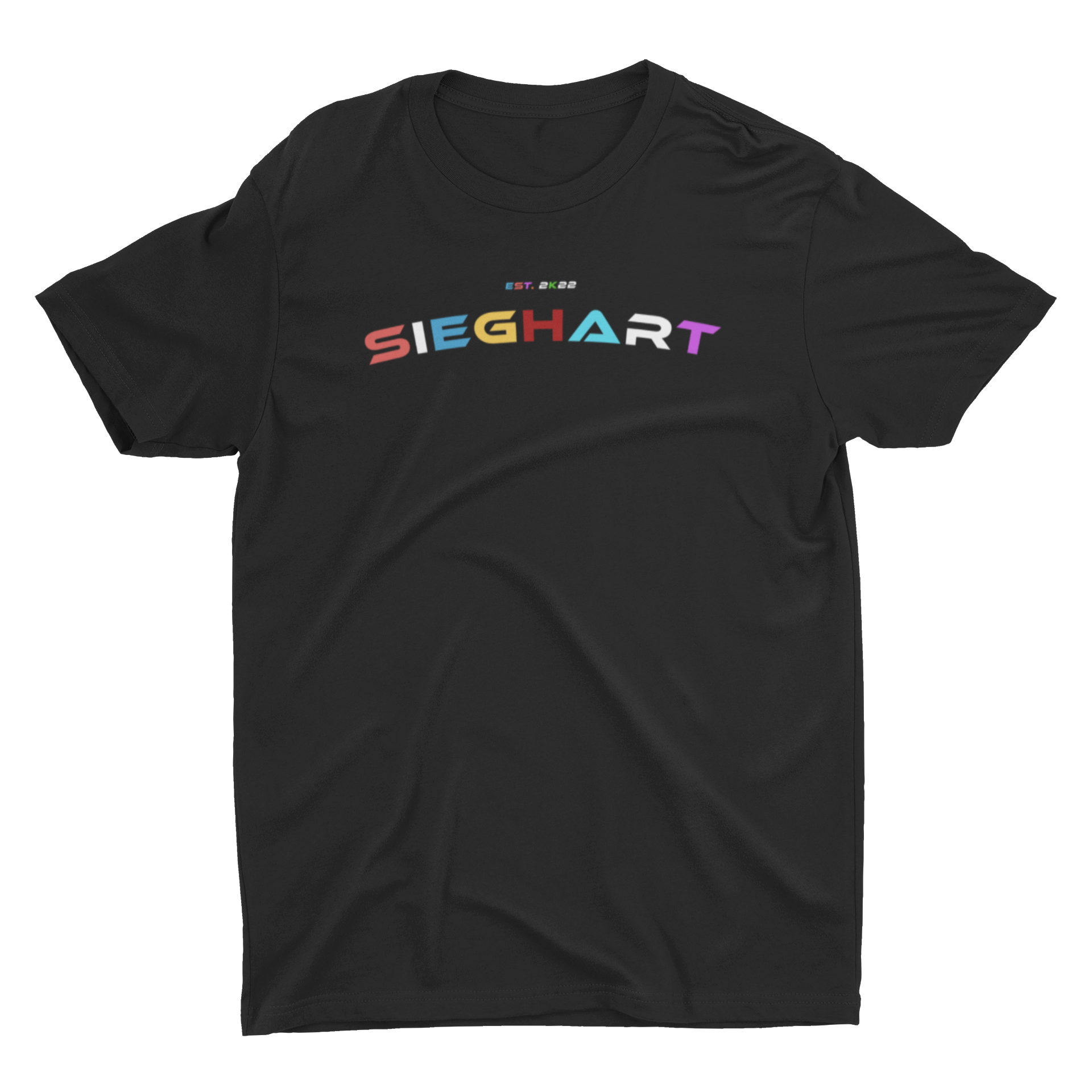 Nome do produto: CAMISETA SIEGHART RAINBOW LOGO BLACK