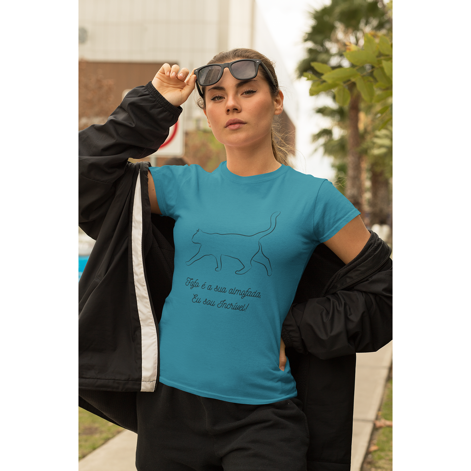 Nome do produto: Blusa Gato Fofa