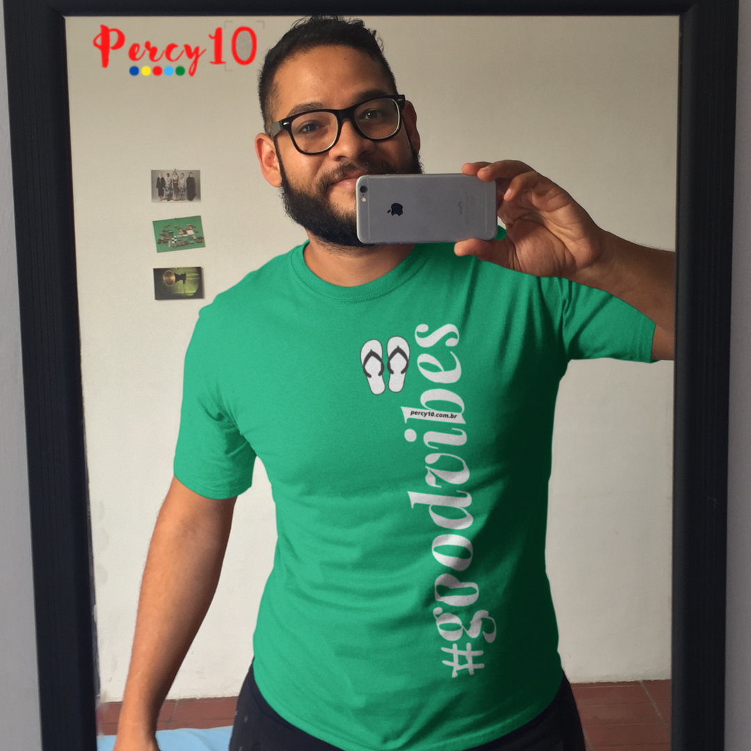 Nome do produto: Camiseta  Dimona Masculina Personalizada Estampada Goodvibes 