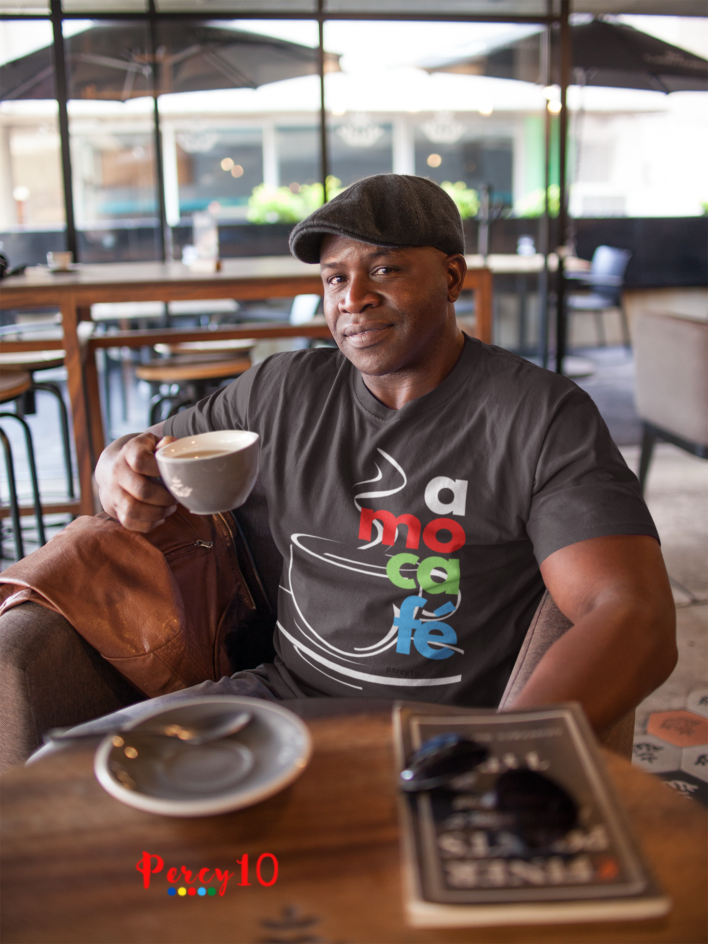 Nome do produto: Camiseta Dimona Masculina Personalizada Estampada Amo Café 