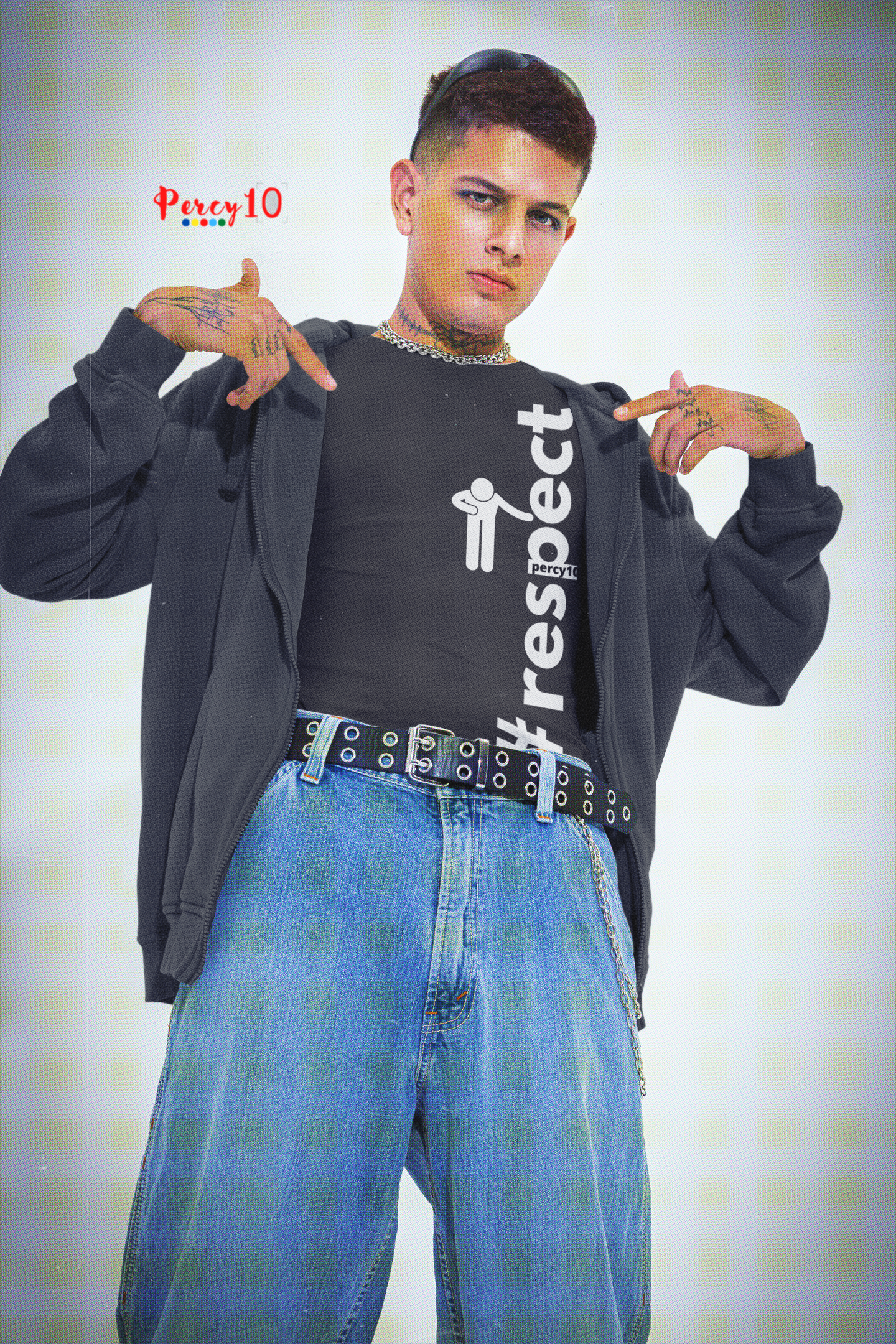 Nome do produto: Camiseta Dimona Masculina Personalizada Estampada Respeito  