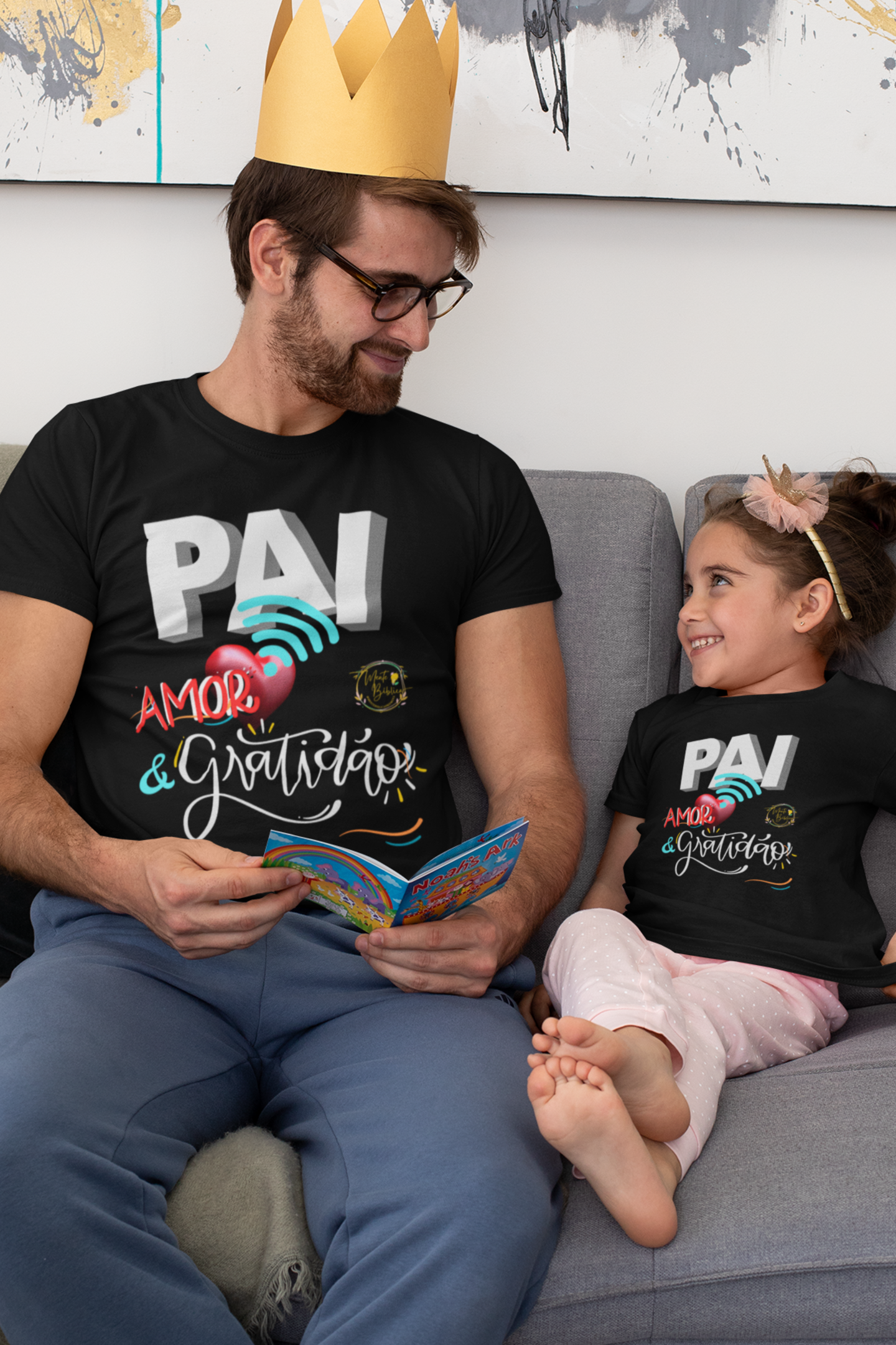 Nome do produto: Camiseta Dimona Presente Pai Amor Conexão Gratidão