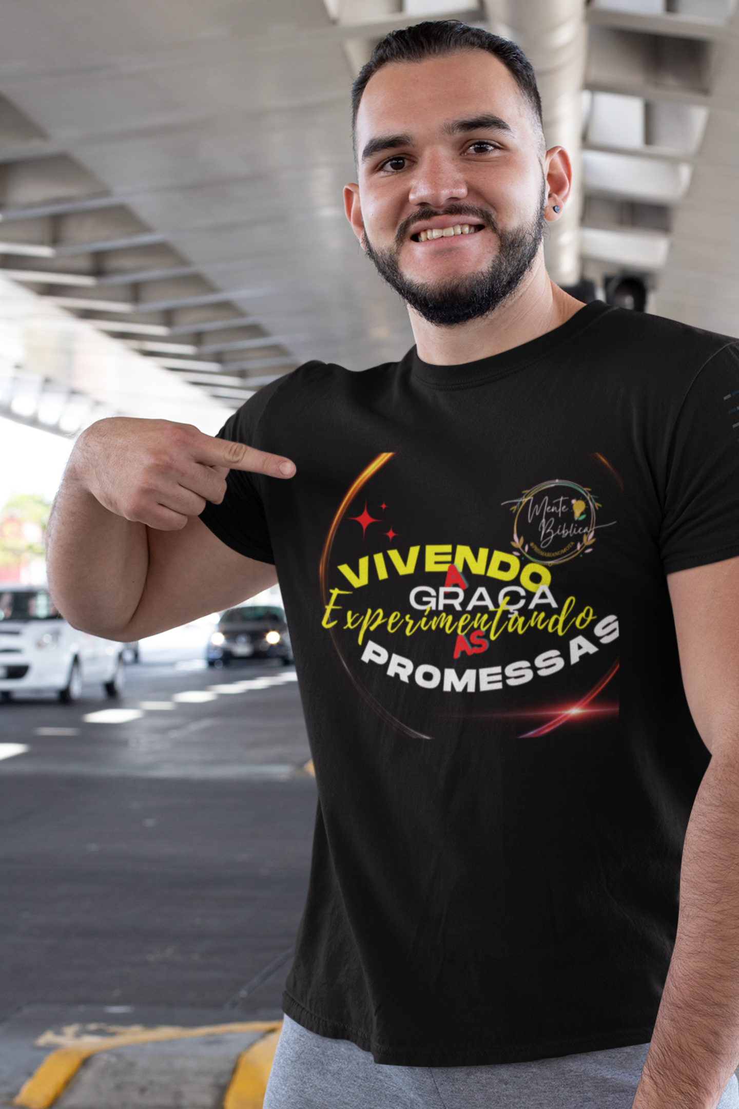 Nome do produto: Camiseta Dimona Estampa Vivendo