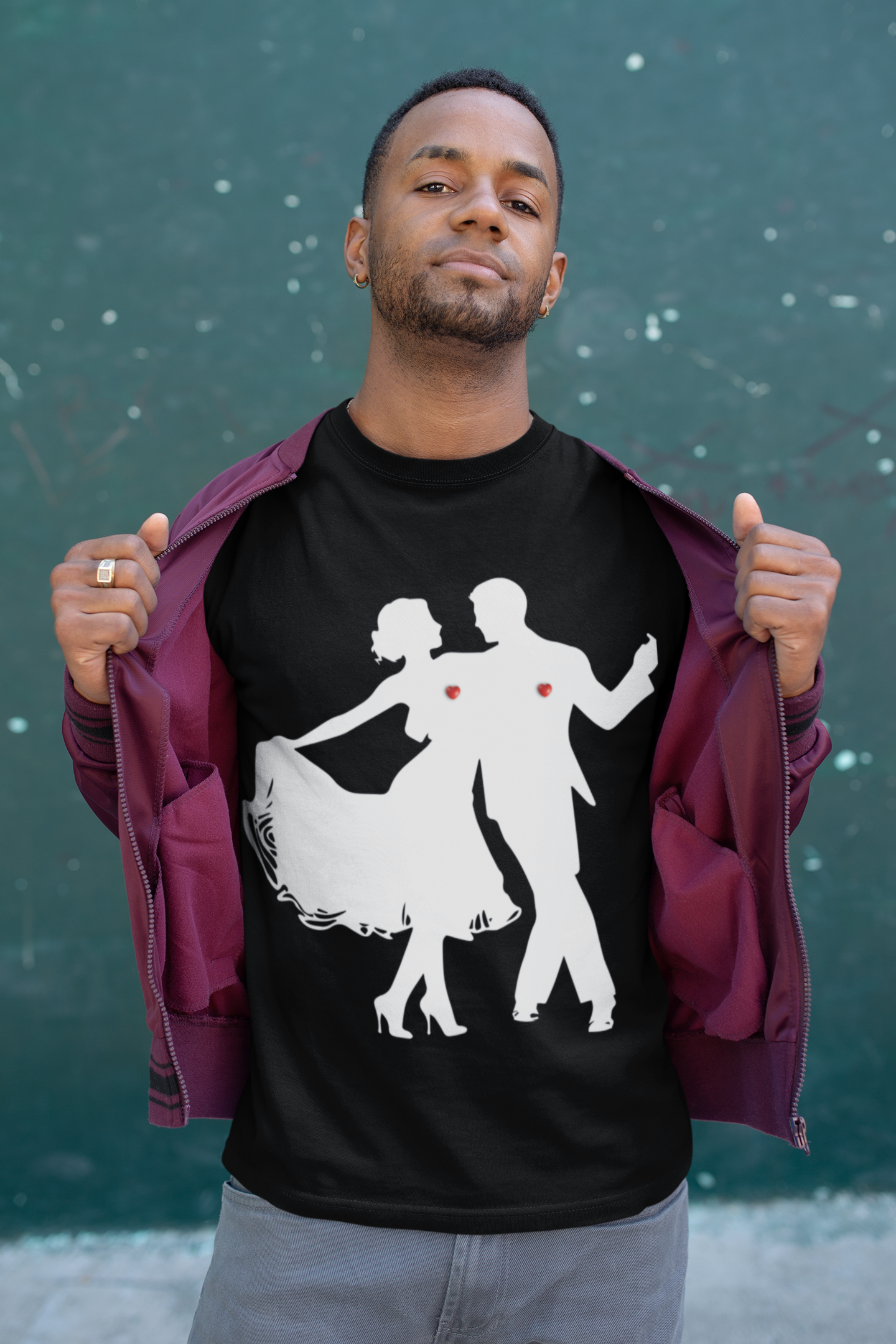 Nome do produto: Camiseta Dimona Masculina Amar é Dançar