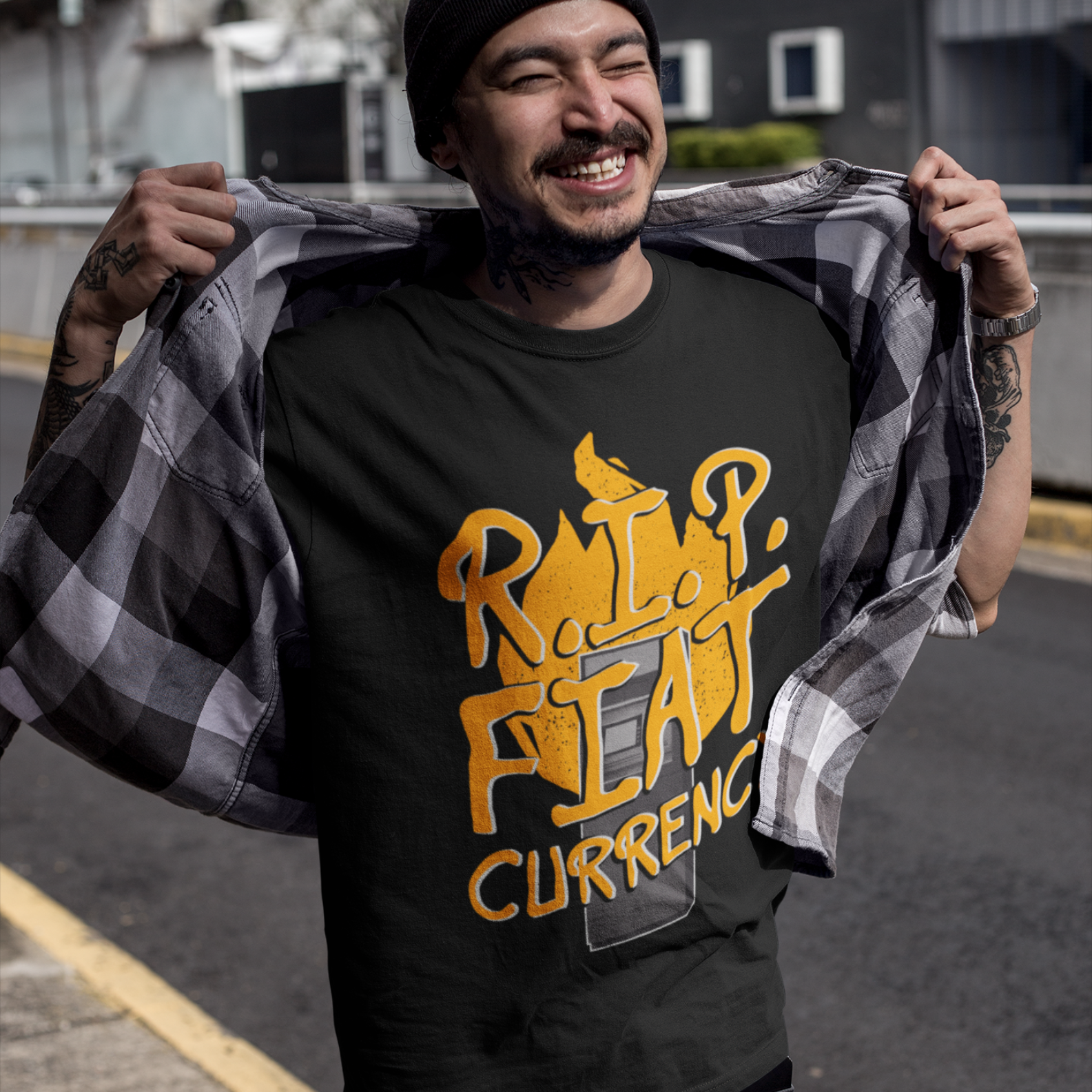 Nome do produto: CAMISETA RIP FIAT CURRENCY PRETA