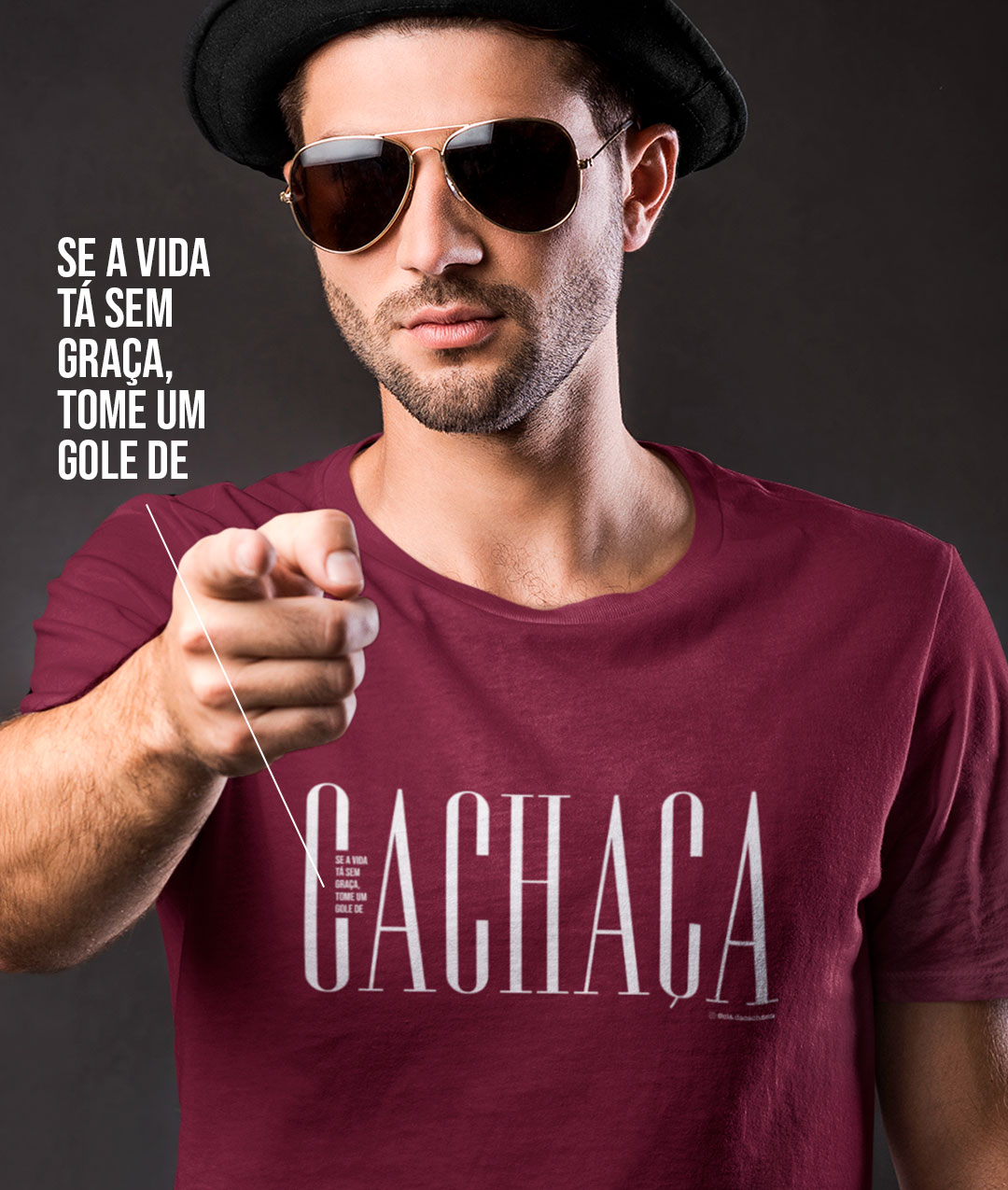 Camiseta Cachaça Classic - masc