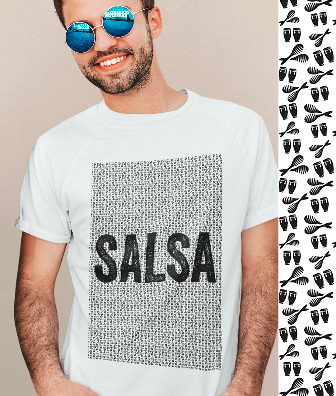 Salsa Maracas Pattern - Masc