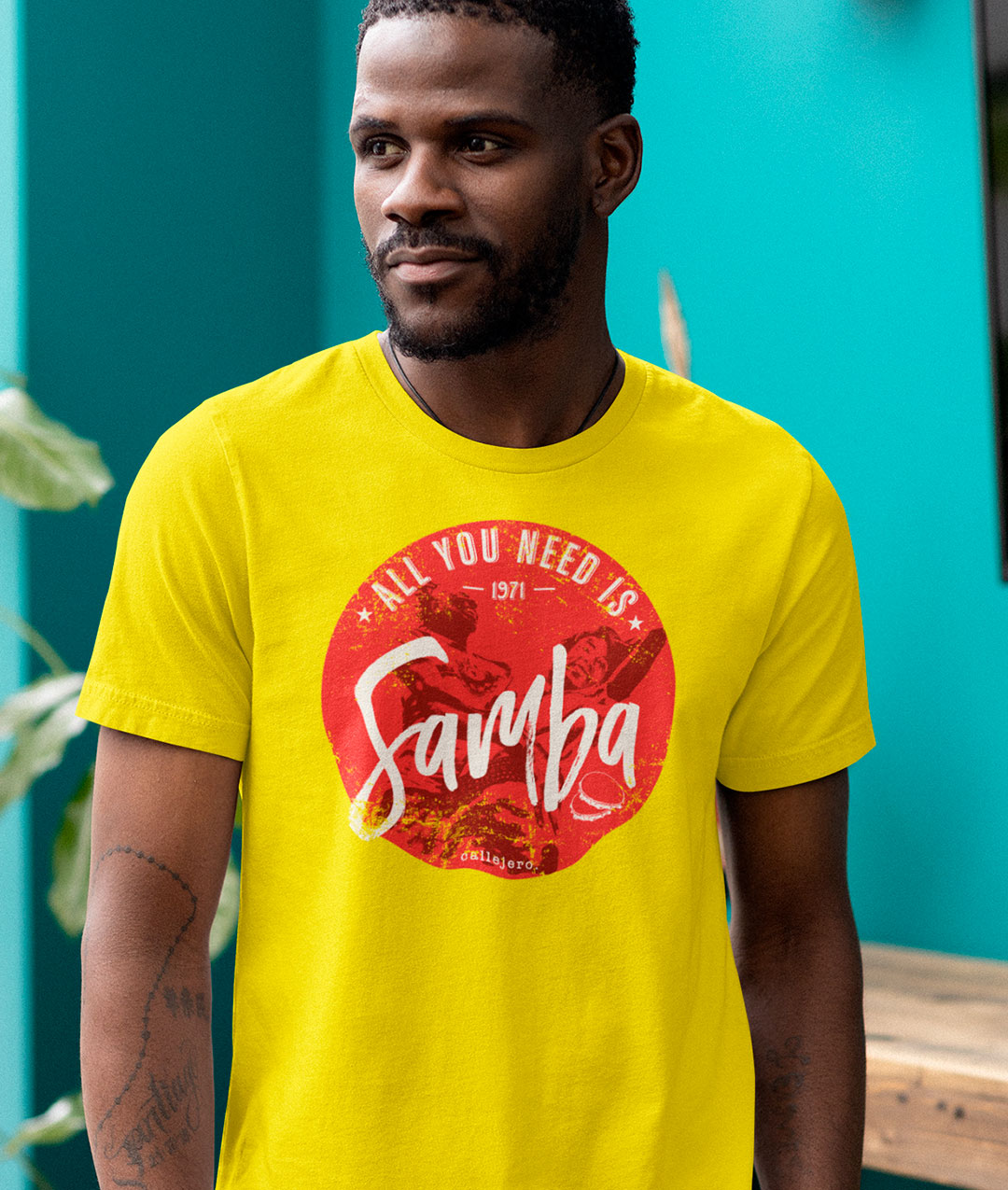 Camiseta All You Need is Samba - Masc