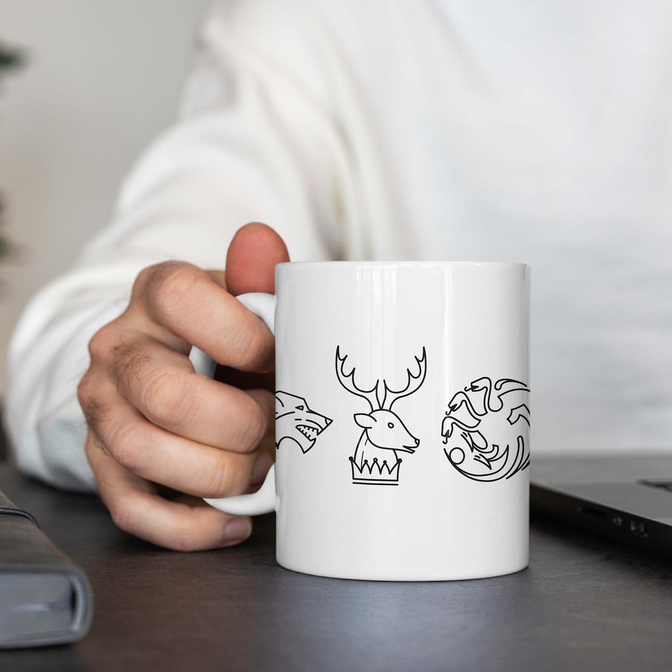 Caneca Stark + Baratheon + Targaryen + Lannister