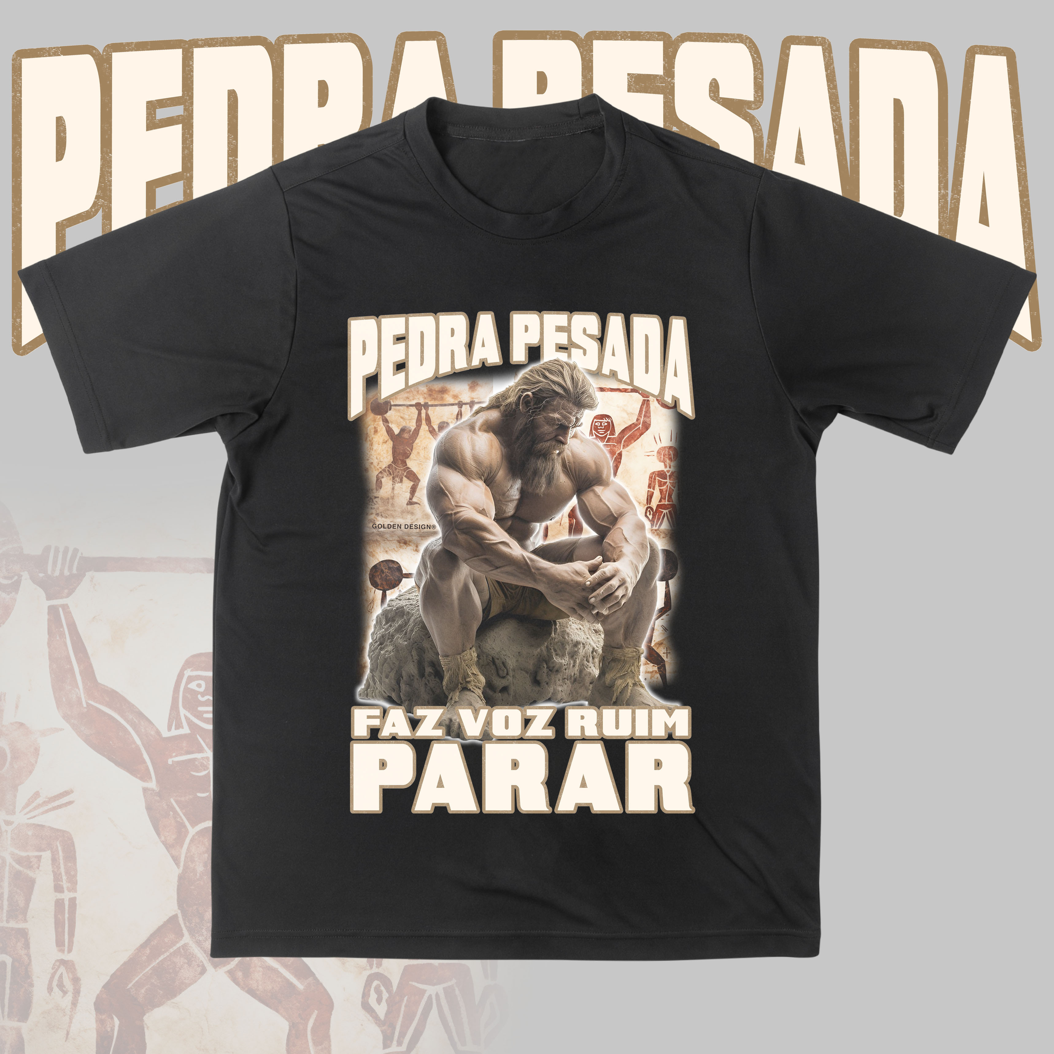 Nome do produto: Pedra Pesada Faz Voz Ruim Parar