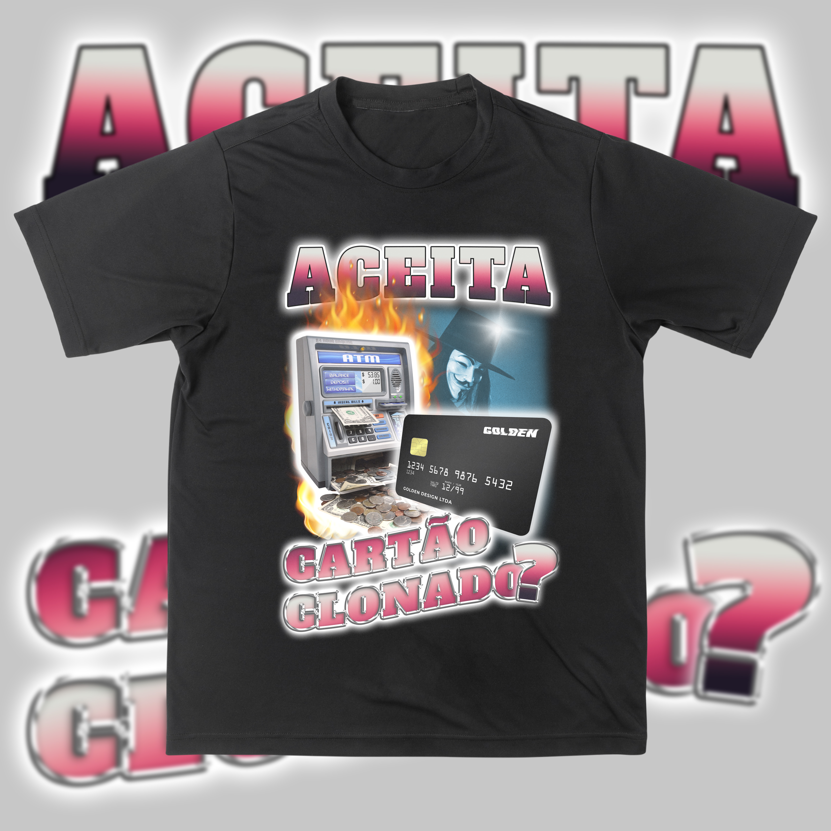 Nome do produto: Aceita cartão clonado?