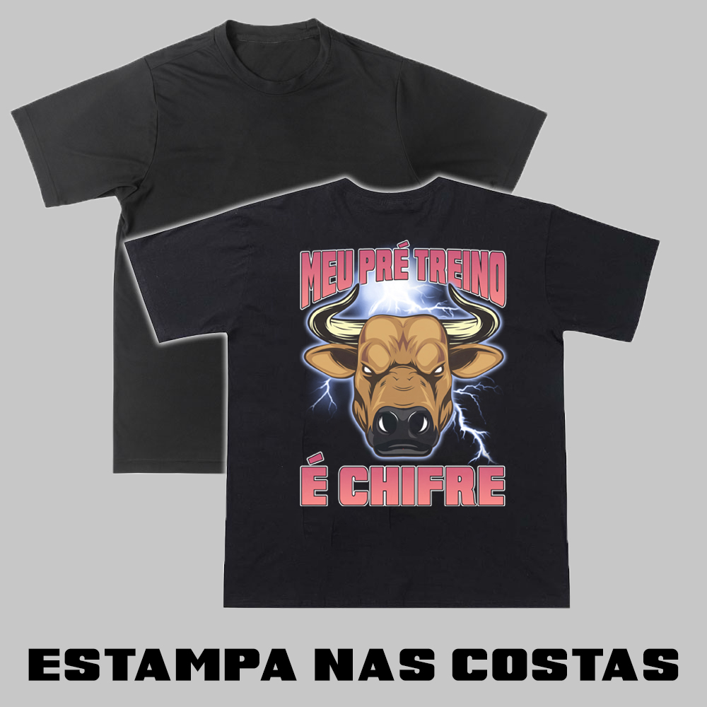 Nome do produto: Meu Pré Treino é chifre costas