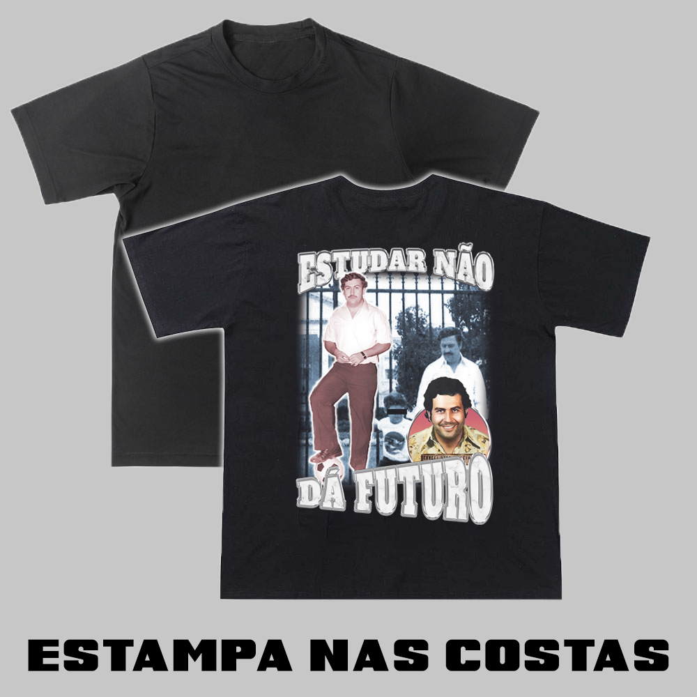 Nome do produto: Estudar Não Dá Futuro V2 Costas