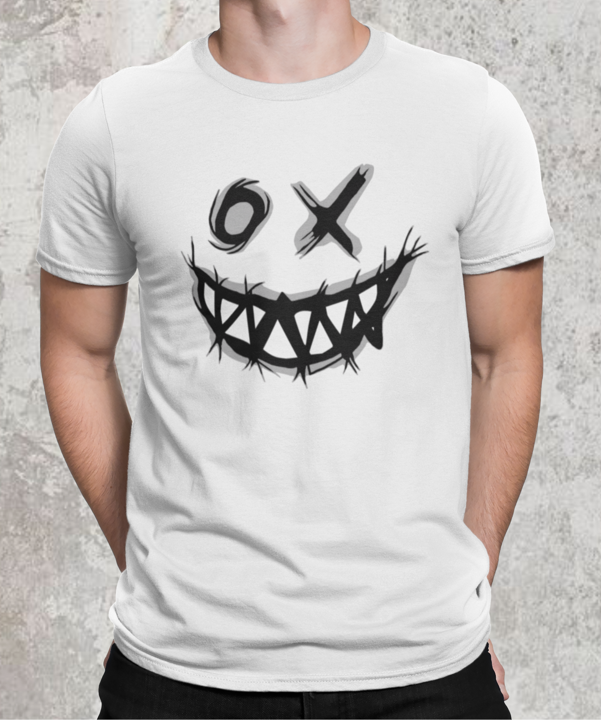 Nome do produto: Camiseta  rosto  grafite 