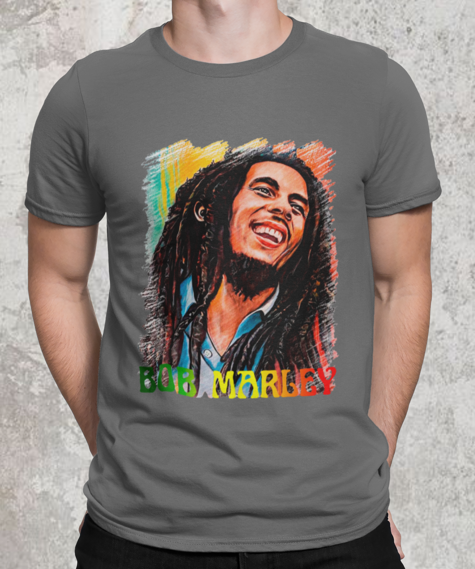 Nome do produto: Camiseta estonada Bob Marley