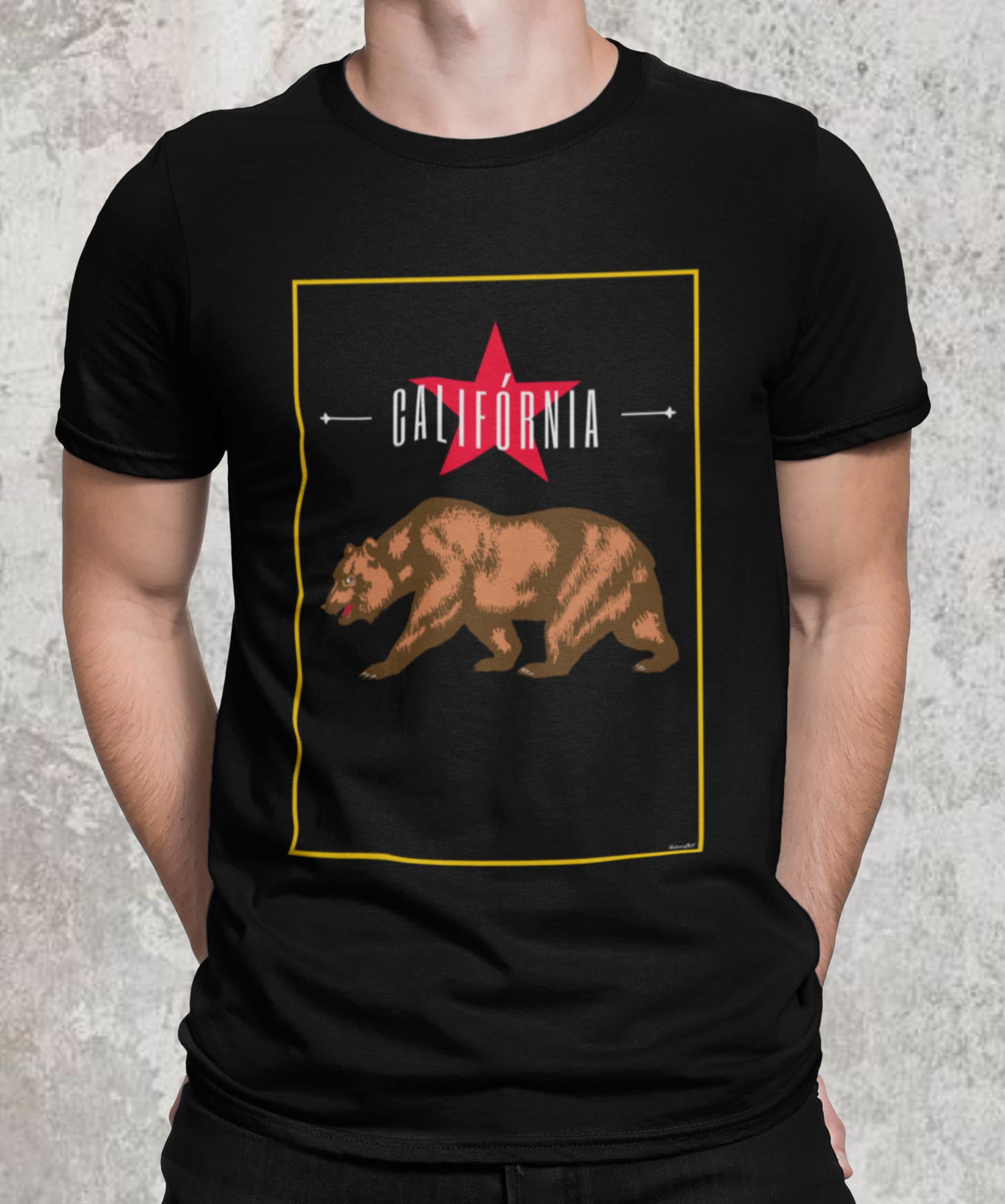 Nome do produto: Camiseta California Republic cores escuras