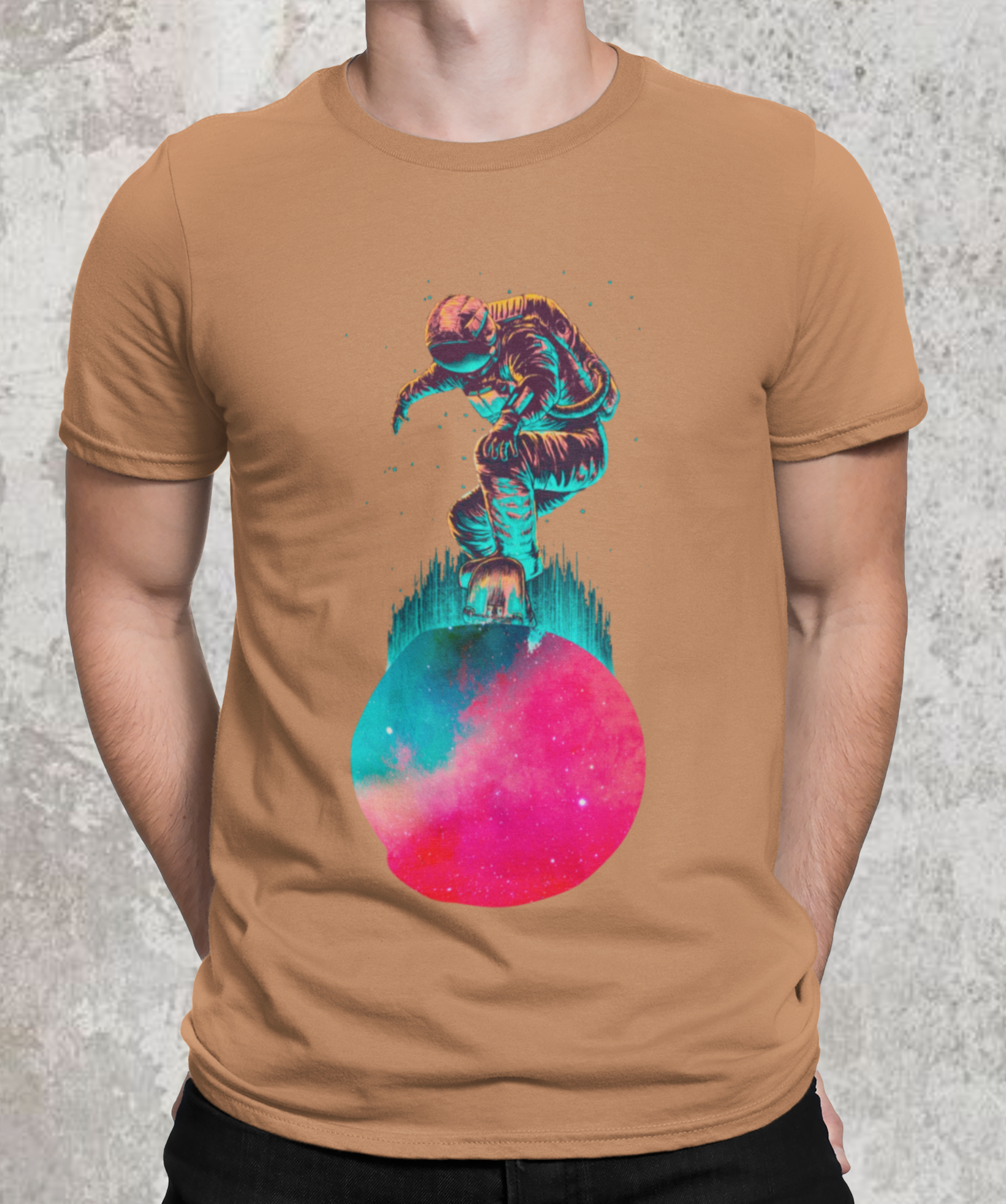 Nome do produto: Camiseta estonada Astronauta 