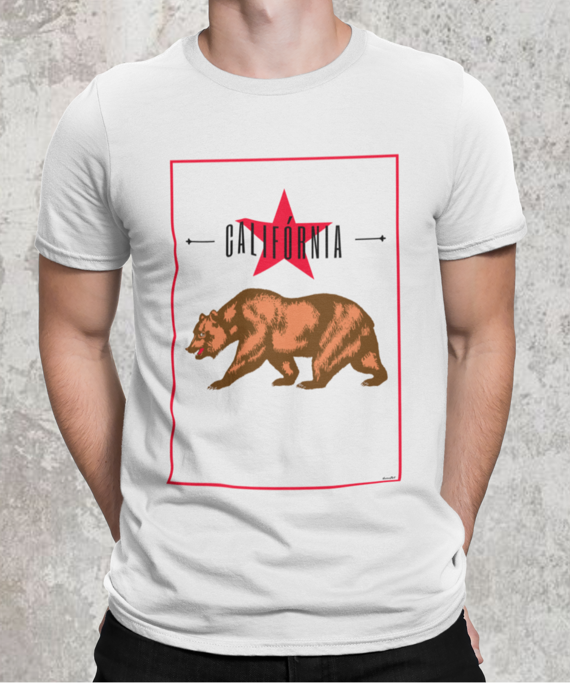 Nome do produto: Camiseta California Republic cores claras