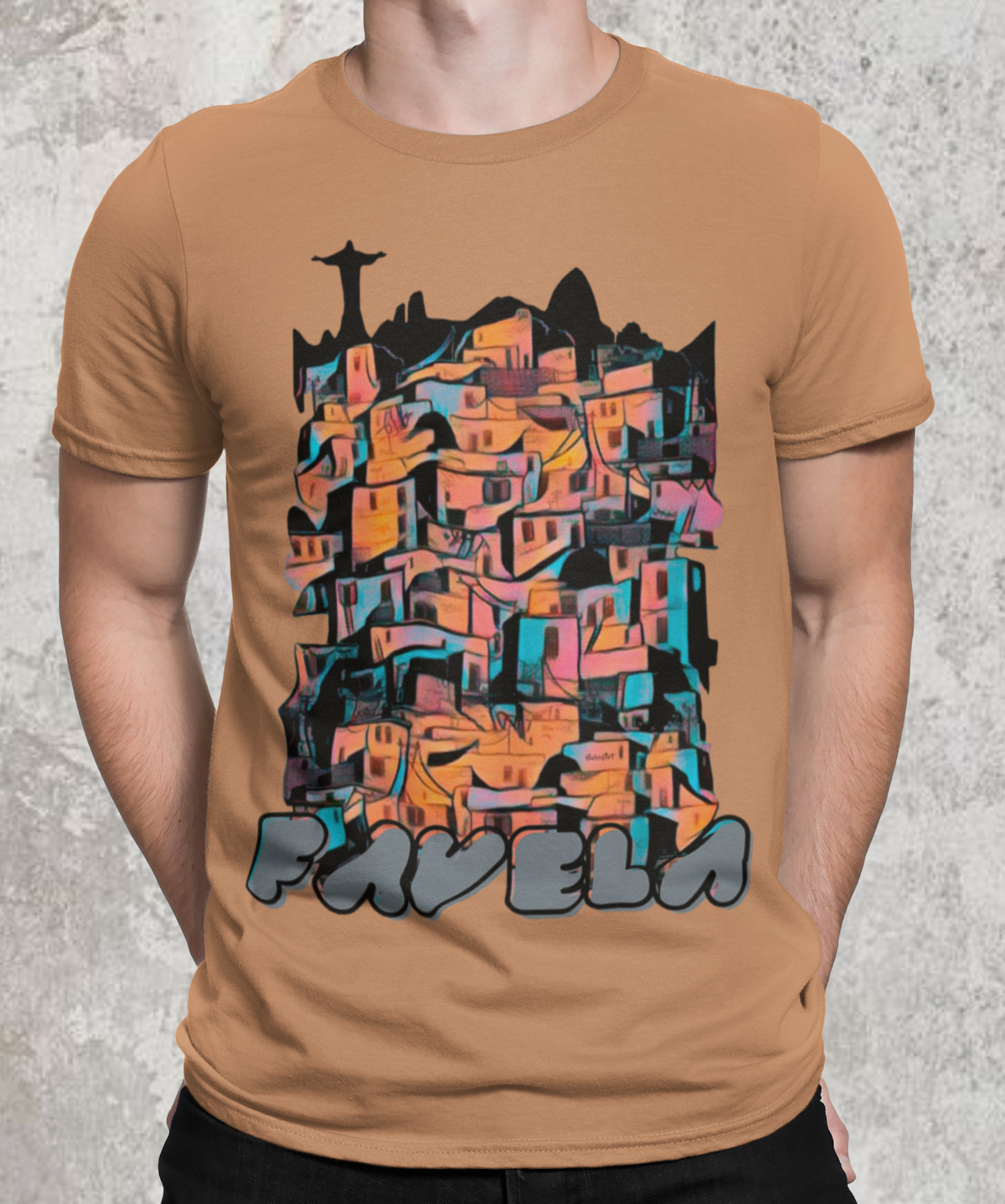 Nome do produto: Camiseta estonada Favela