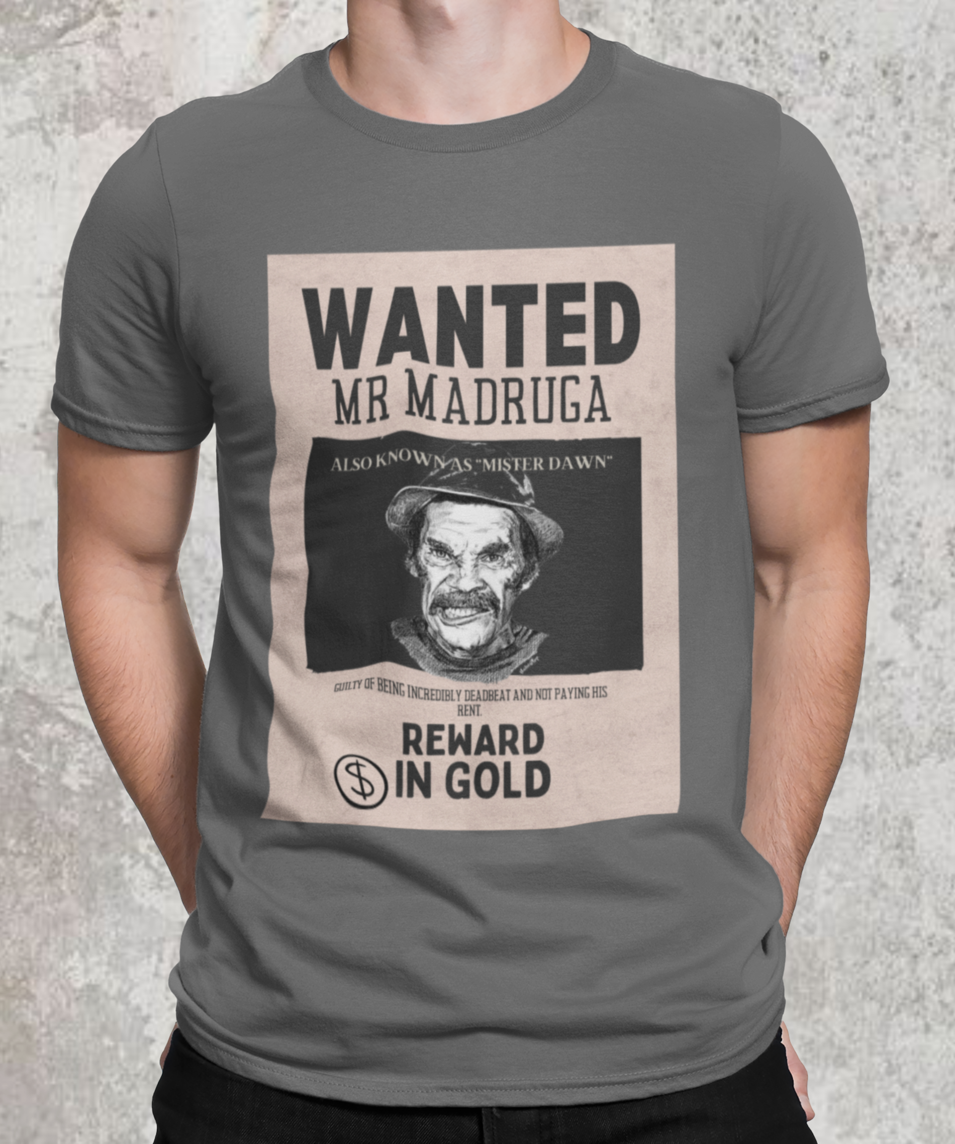 Nome do produto: Camiseta estonada Wanted Mr. Madruga