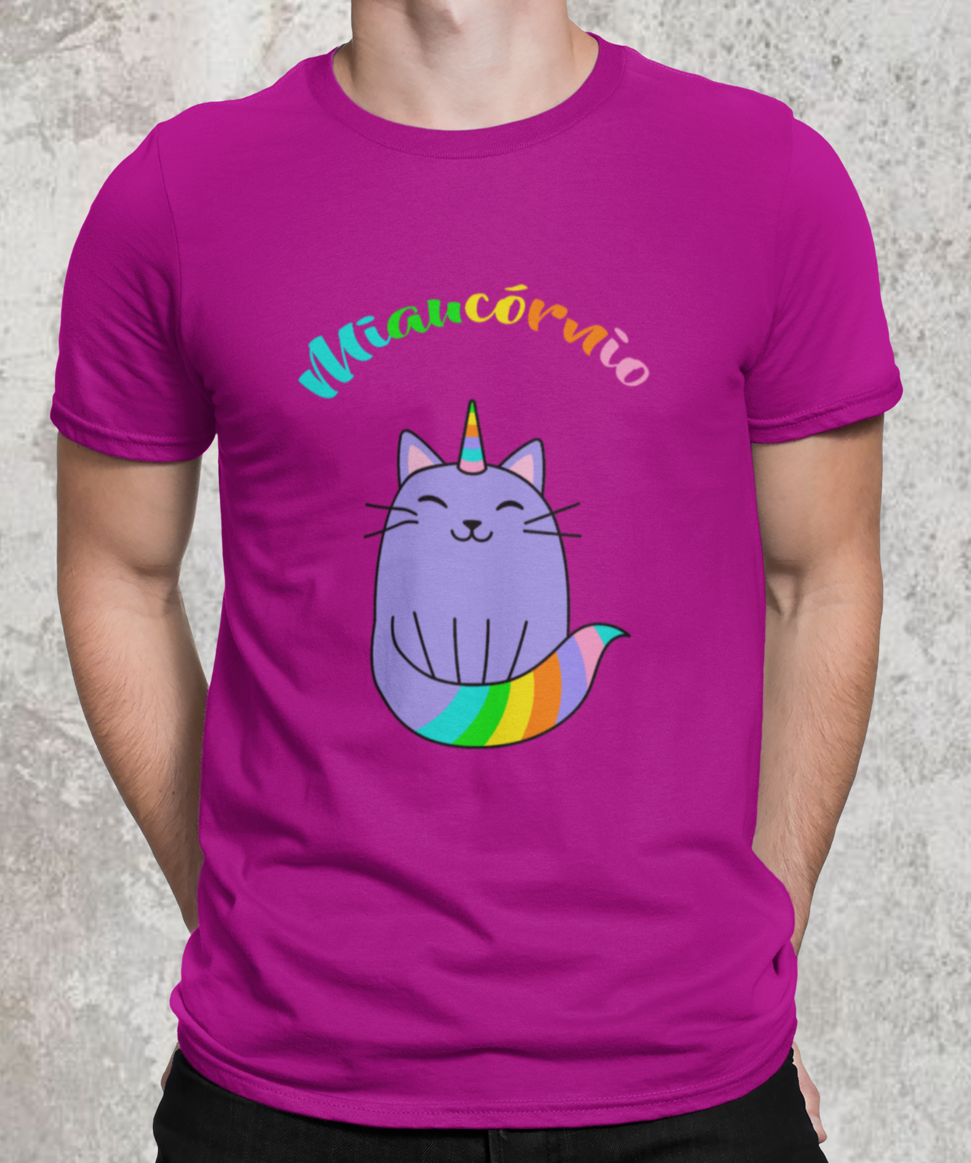Nome do produto: Camiseta Miaucórnio