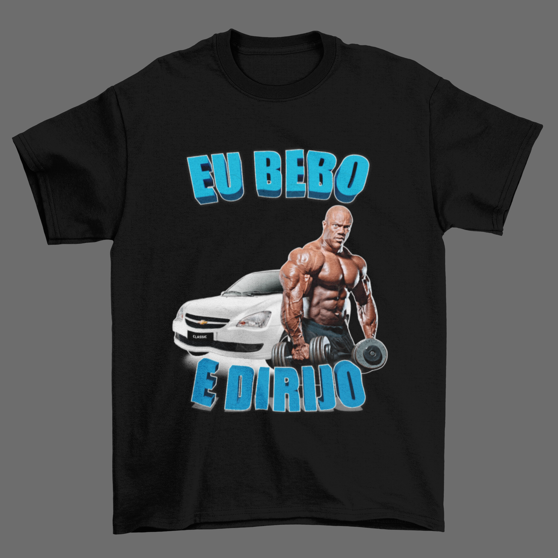 Nome do produto: Camiseta EU BEBO E DIRIJO