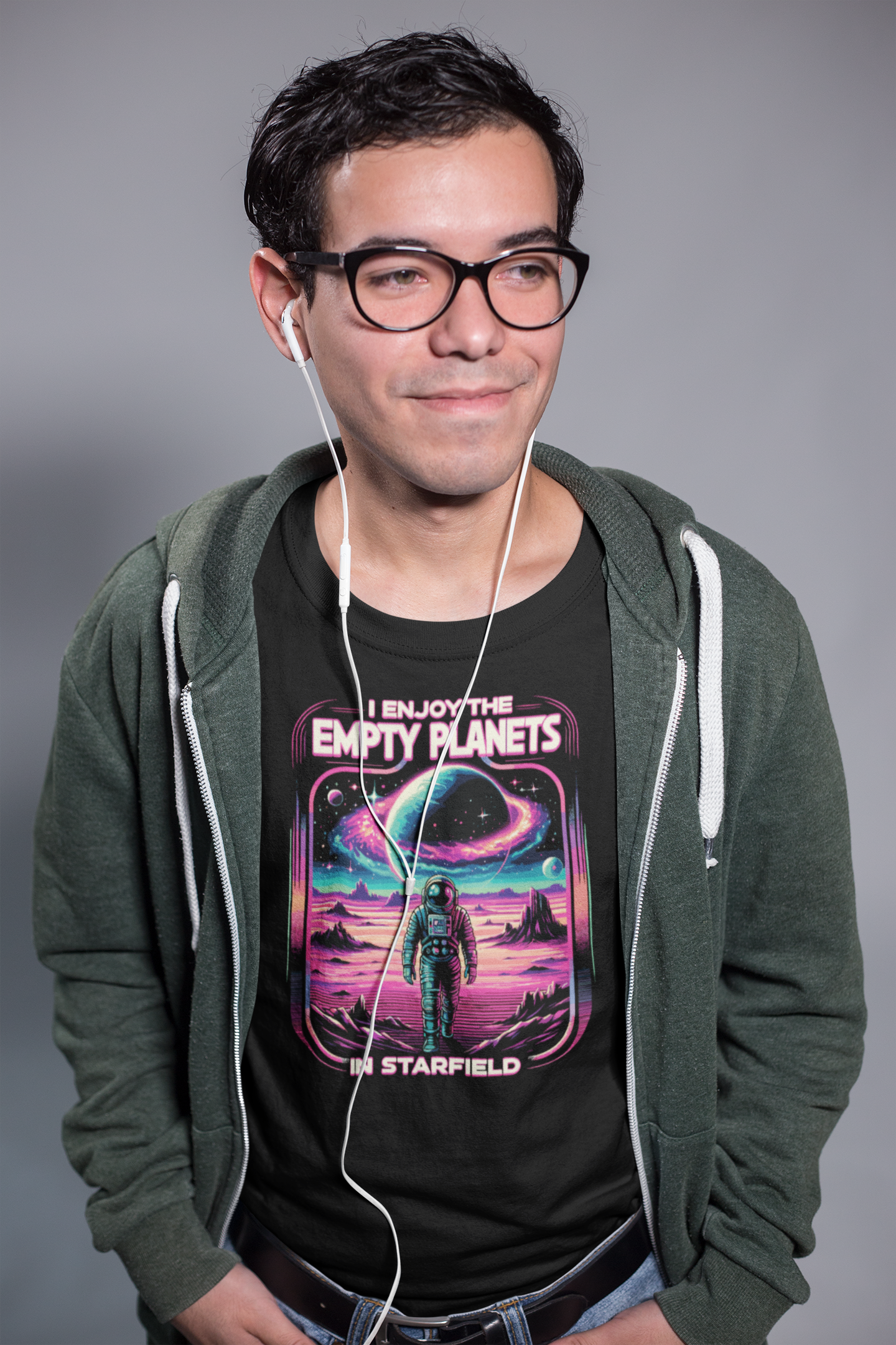 Camiseta - I Enjoy Empty Planets Star Field