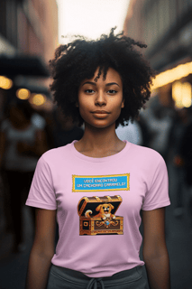 Camiseta  Baby Long - Cachorro Caramelo