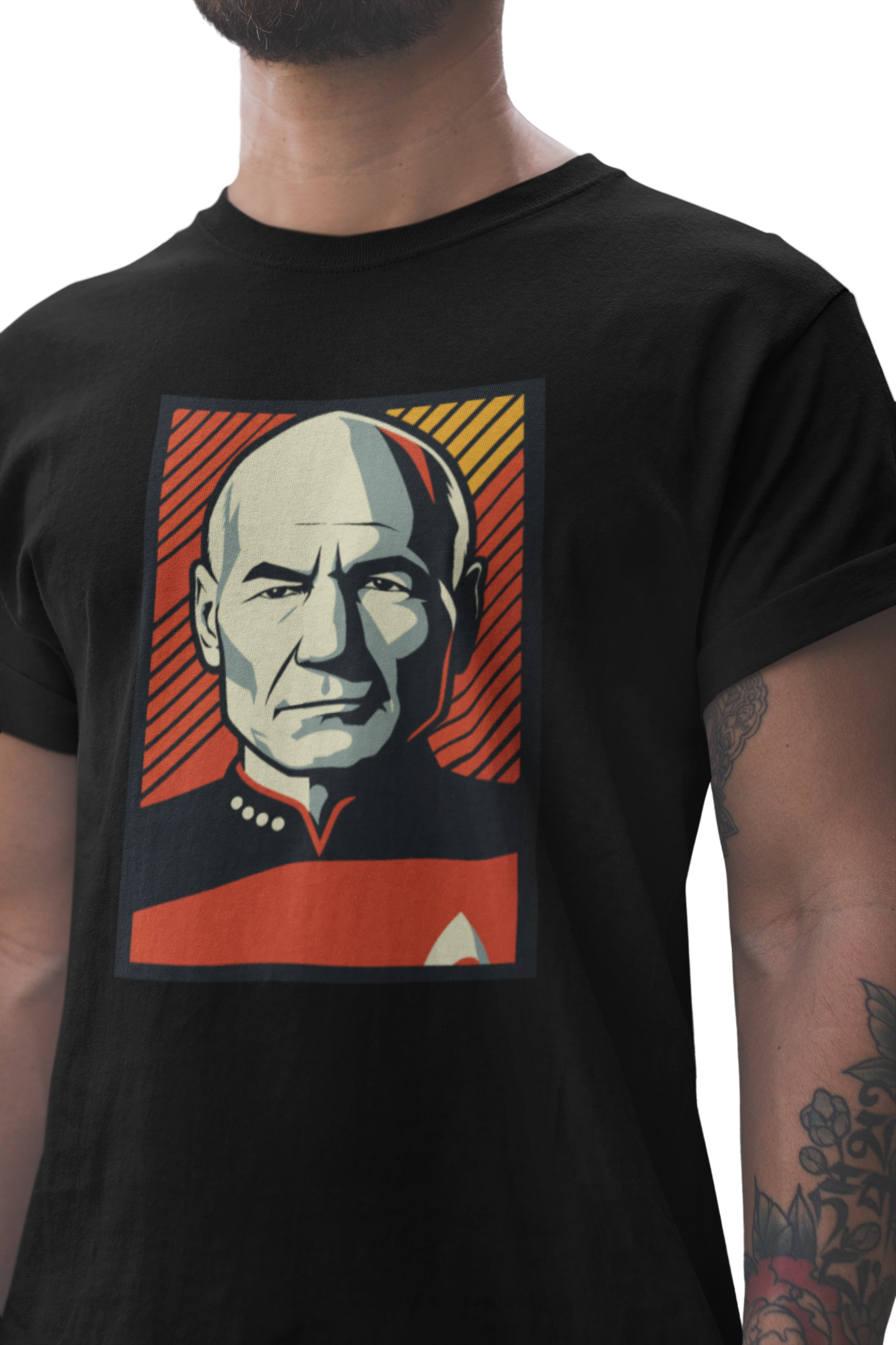 Camiseta Star Trek TNG - Jean-Luc Picard