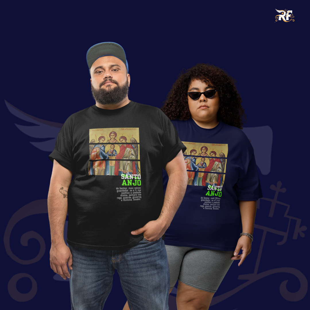 CAMISETA - SANTO ANJO (UNISSEX S PLUZ)