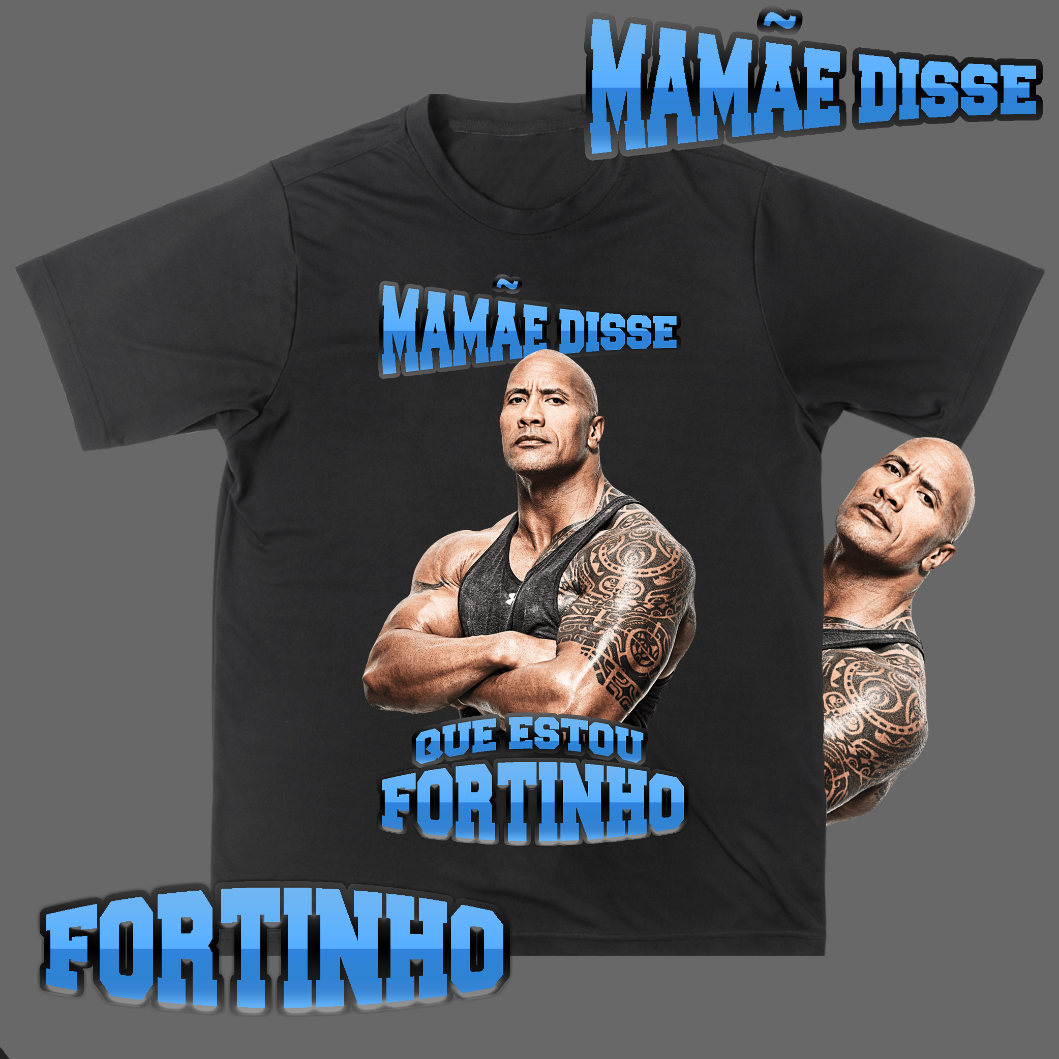 Nome do produto: Camisa - Mamãe Disse Que Estou Fortinho