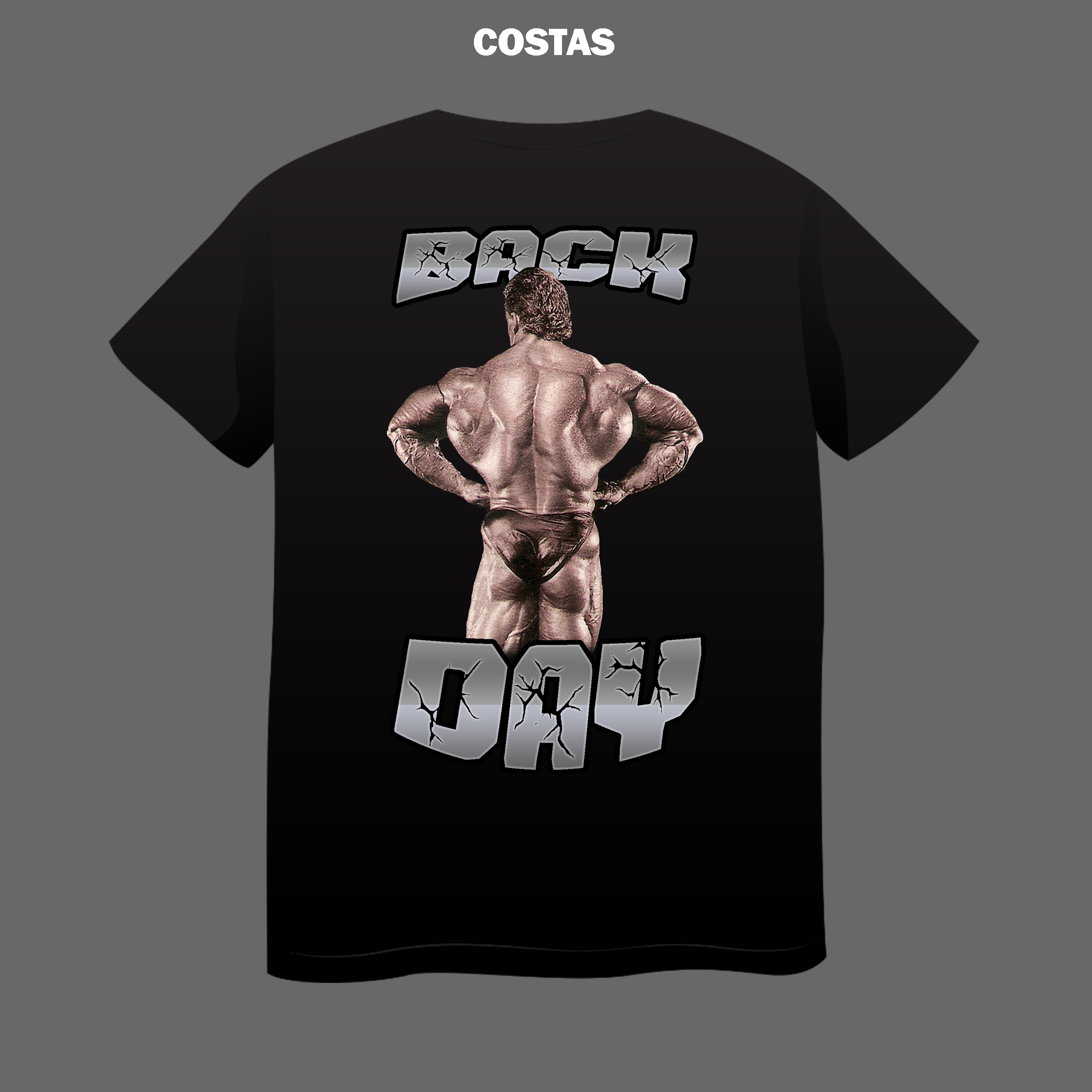 Nome do produto: Camisa Estampa nas Costas - Back Day