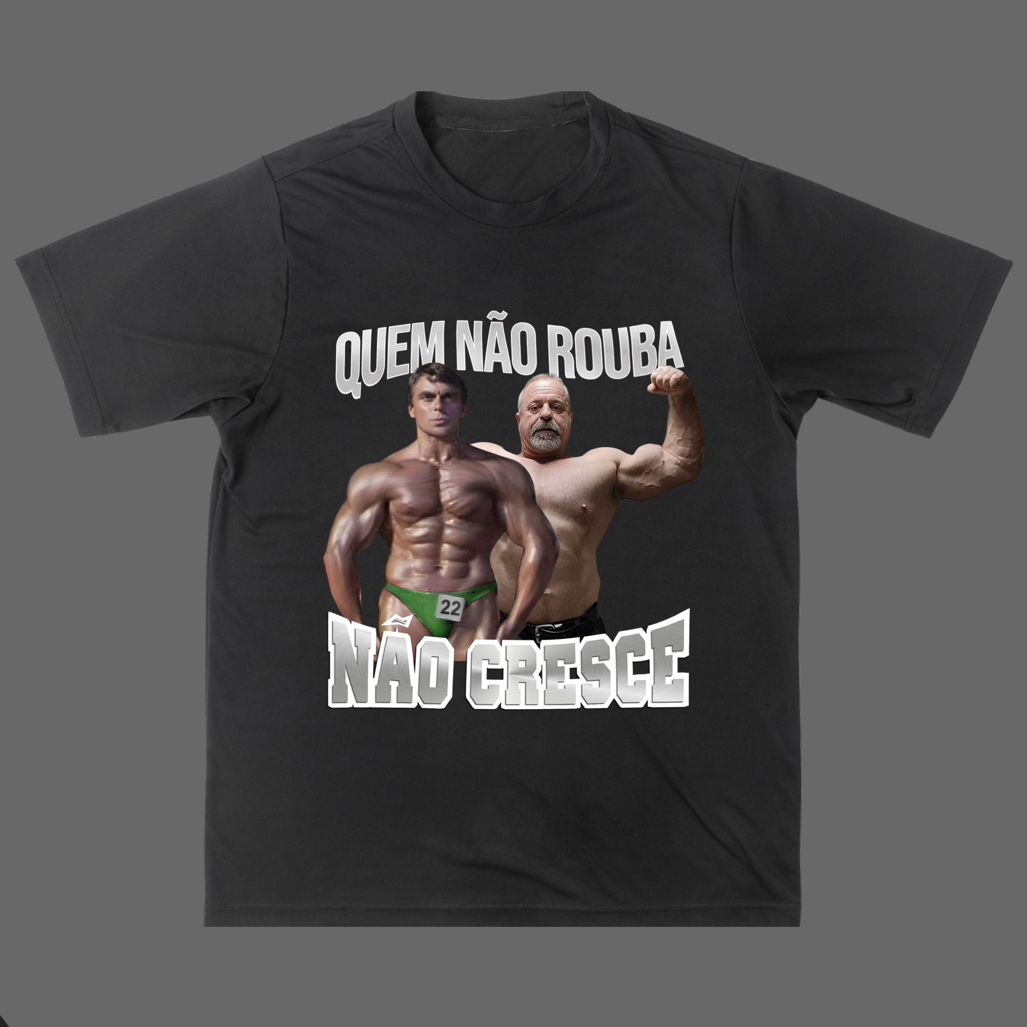 Nome do produto: Camisa - Quem não Rouba não Cresce