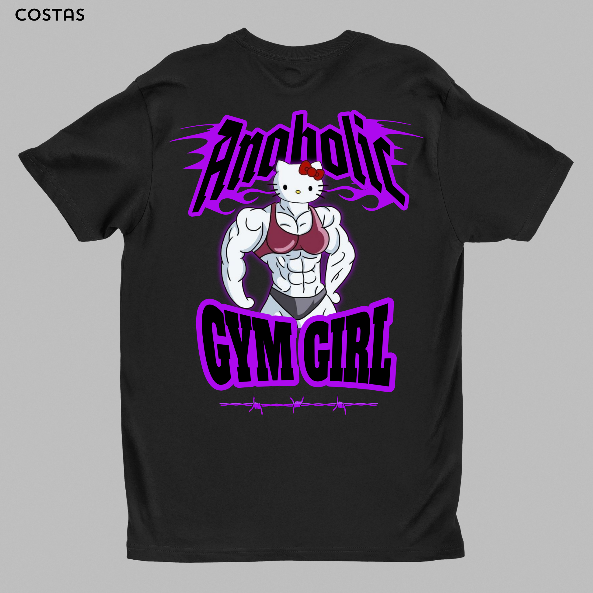 Nome do produto: Estampa Costas - Anabolic GYM GIRL