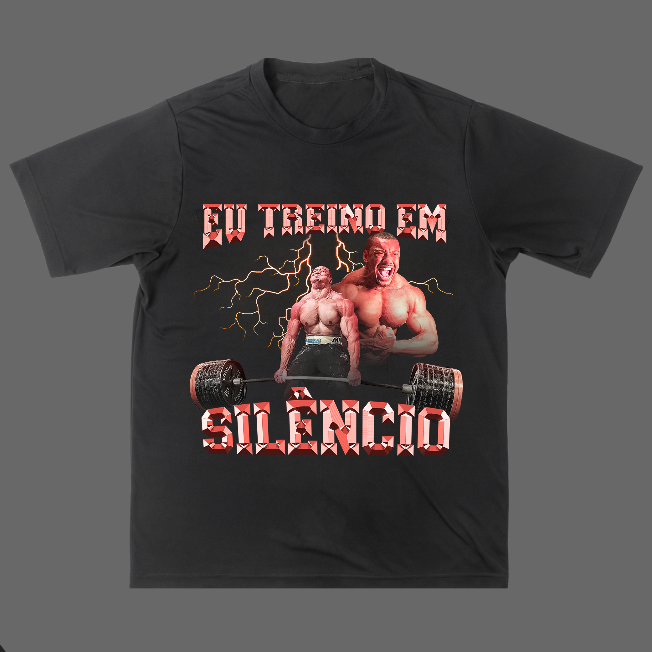 Nome do produto: Camisa - Eu Treino Em Silêncio