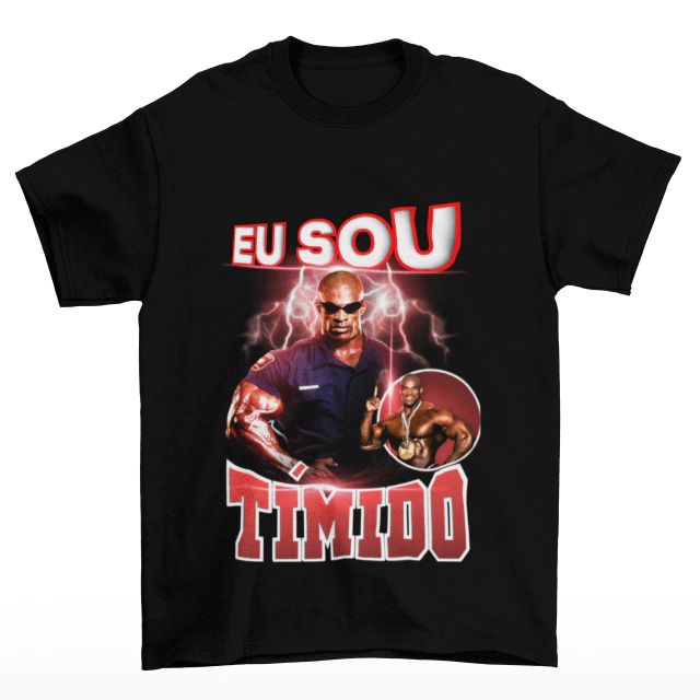 Nome do produto: Estampa Frente - Eu Sou Tímido