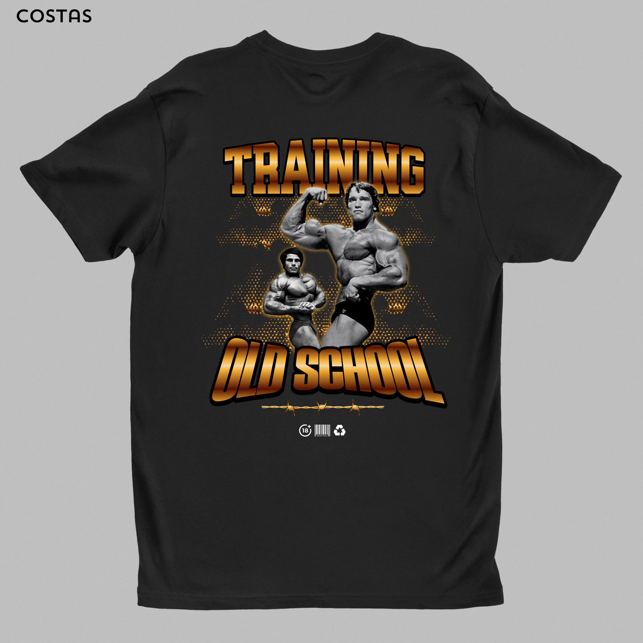 Nome do produto: Estampa Costas - Training Old School